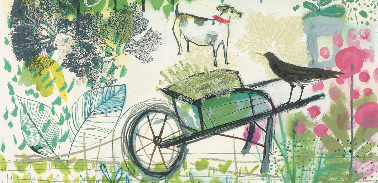 Dog and Blackbird