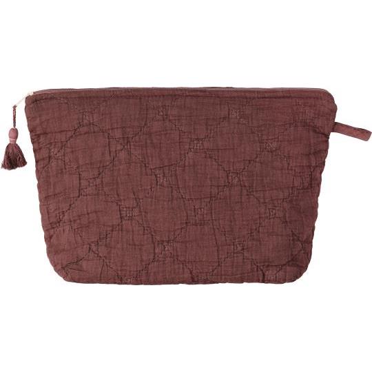 Toiletry Bag Quilted-Dusty Plum