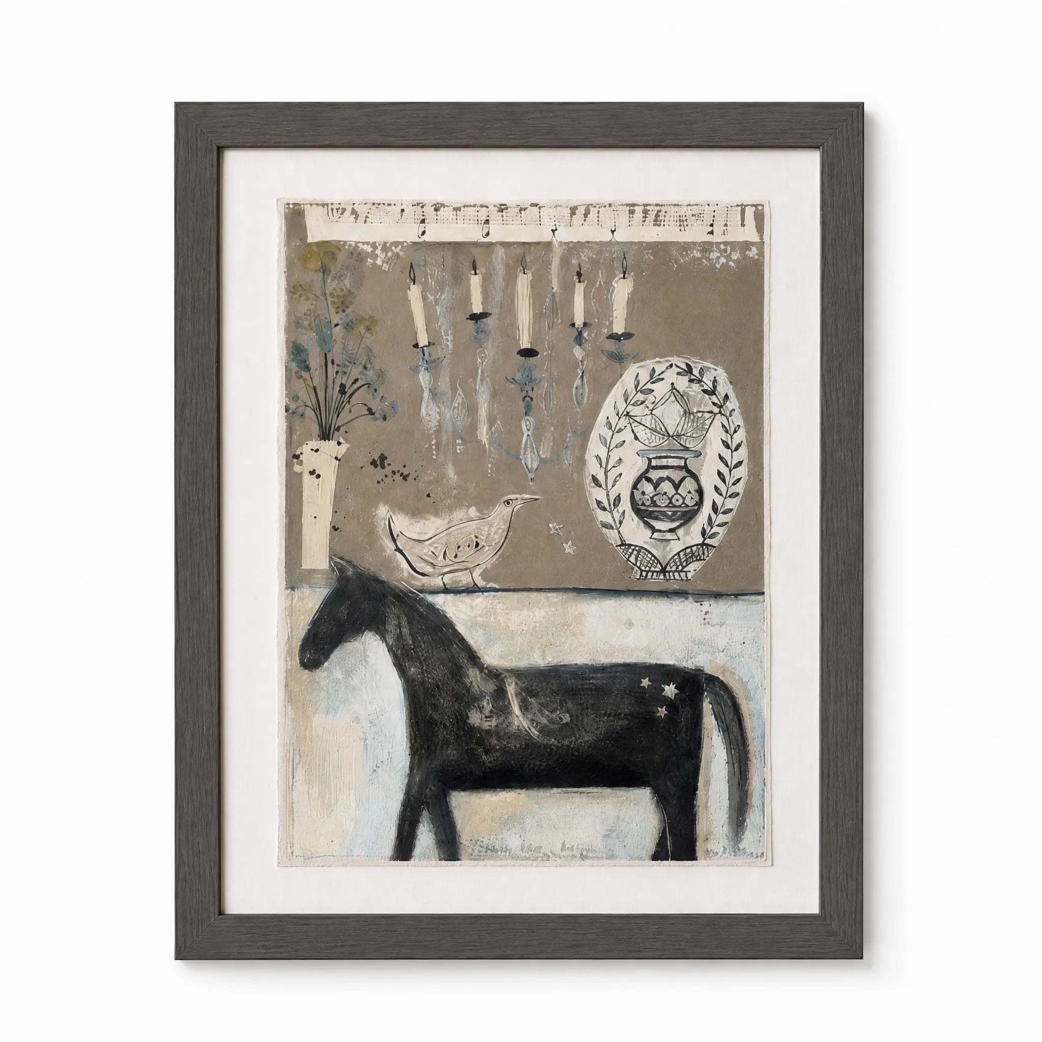 Sam Wilson Antique Horse Print