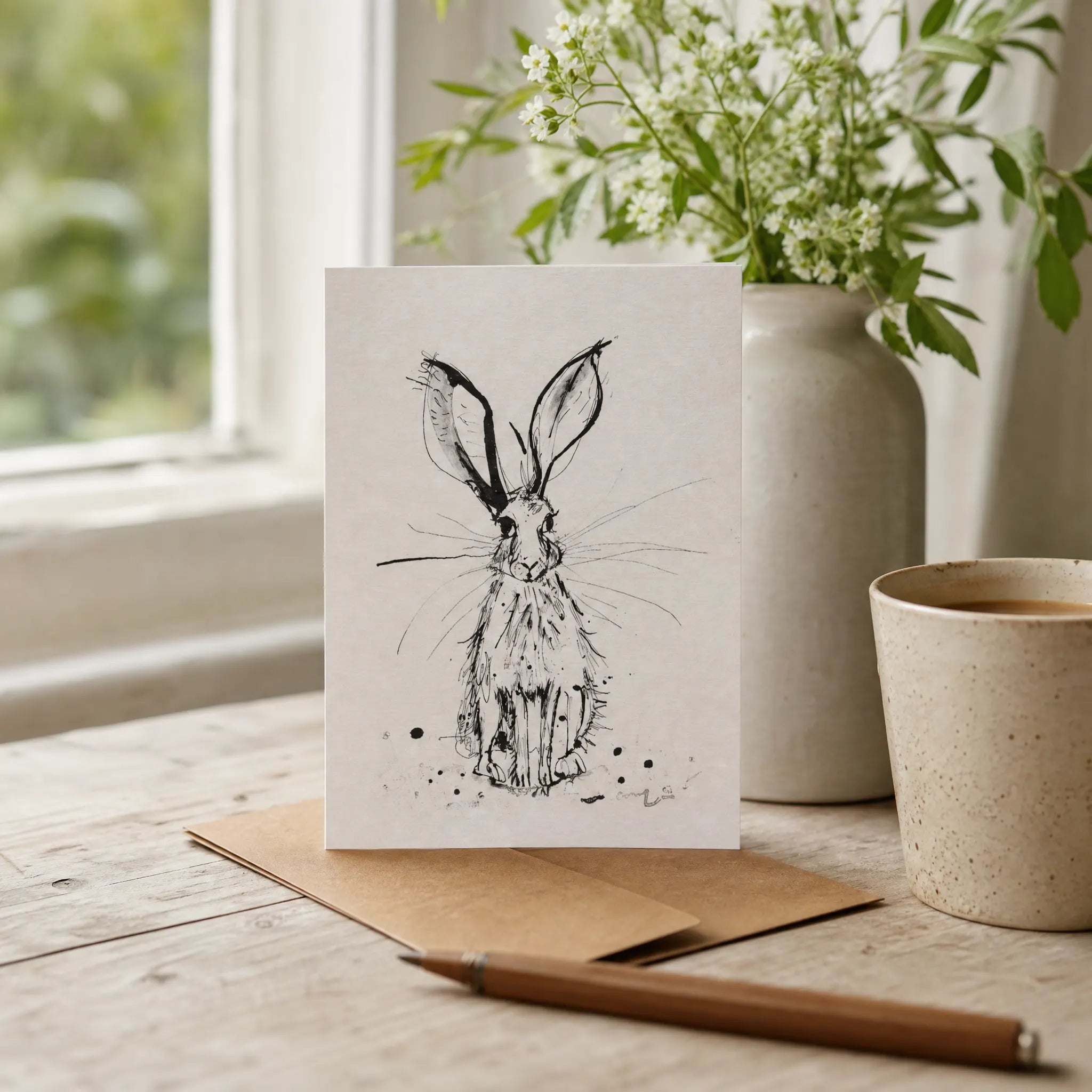 Sam Wilson Big Ears Greetings Card
