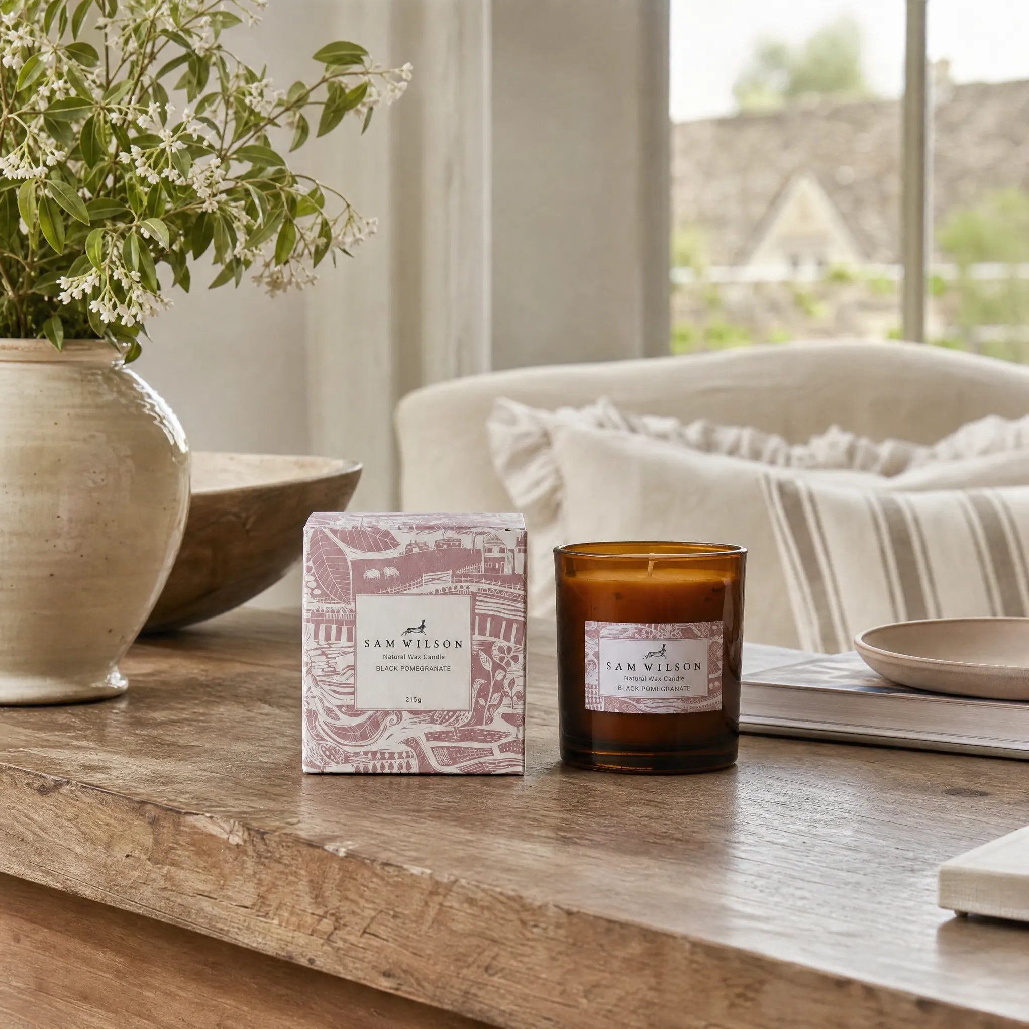 Sam Wilson Black Pomegranate Candle