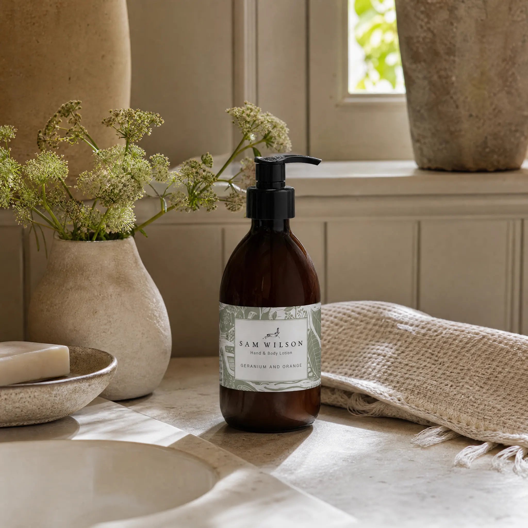 Sam Wilson Geranium and Orange Hand & Body Lotion