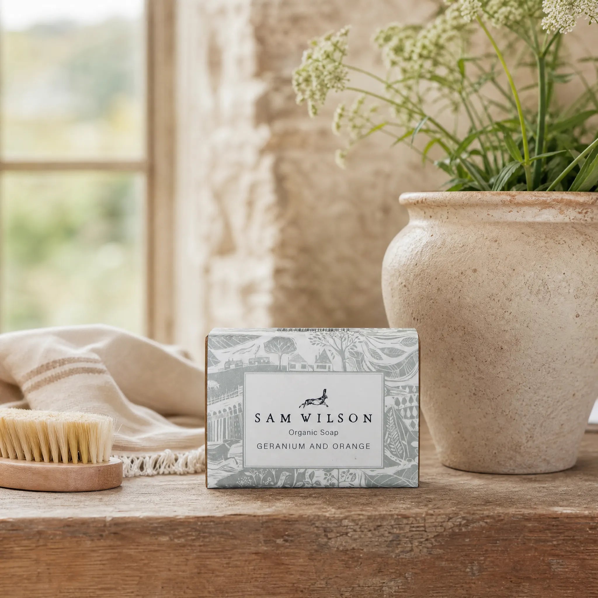 Sam Wilson Geranium and Orange Organic Soap