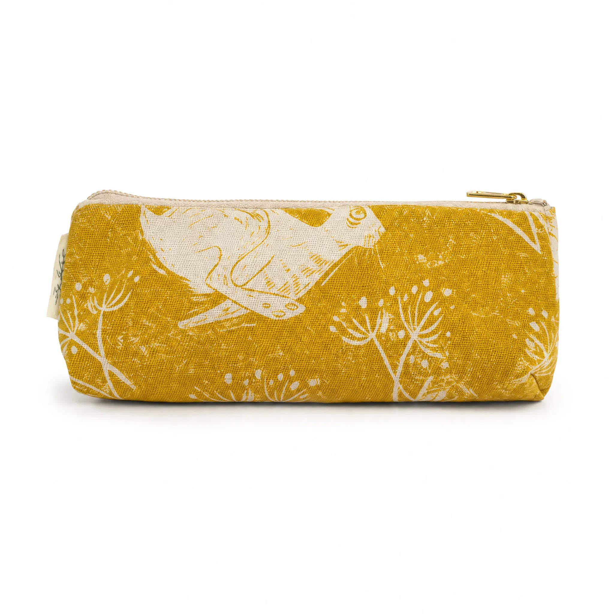 Sam Wilson Headlong Hare Yellow Ochre Pencil Case