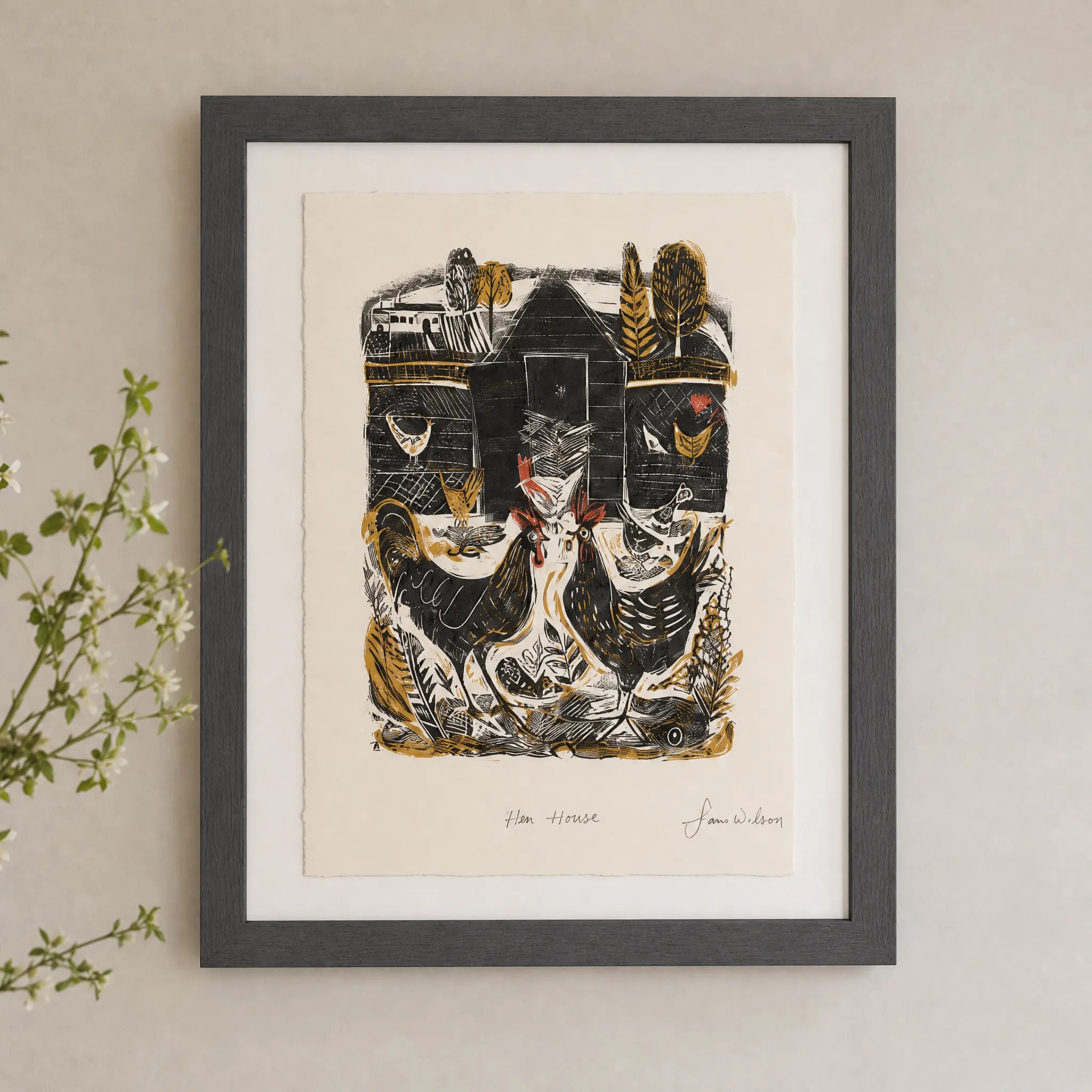 Sam Wilson Hen House Print