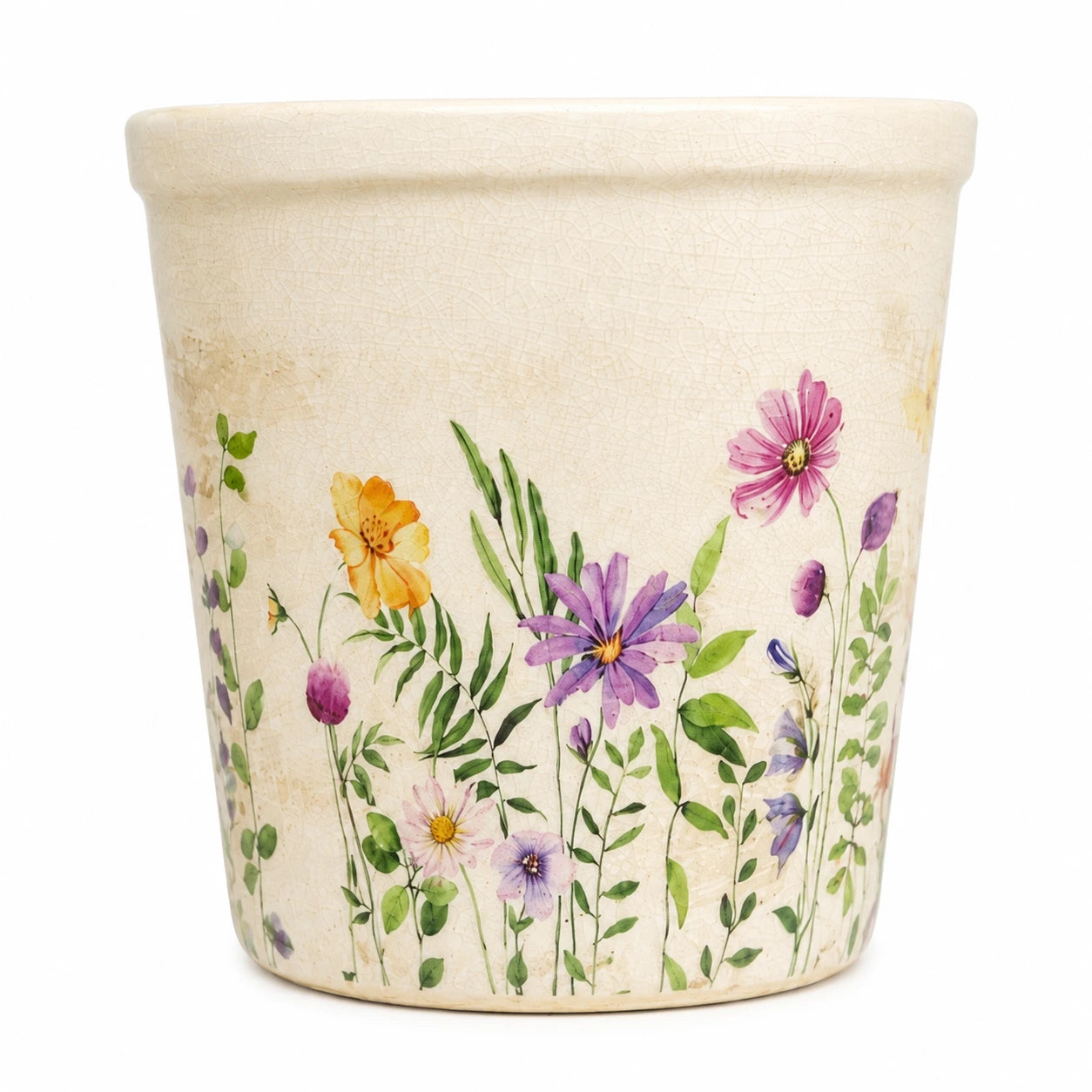 Large Floral Motif Planter