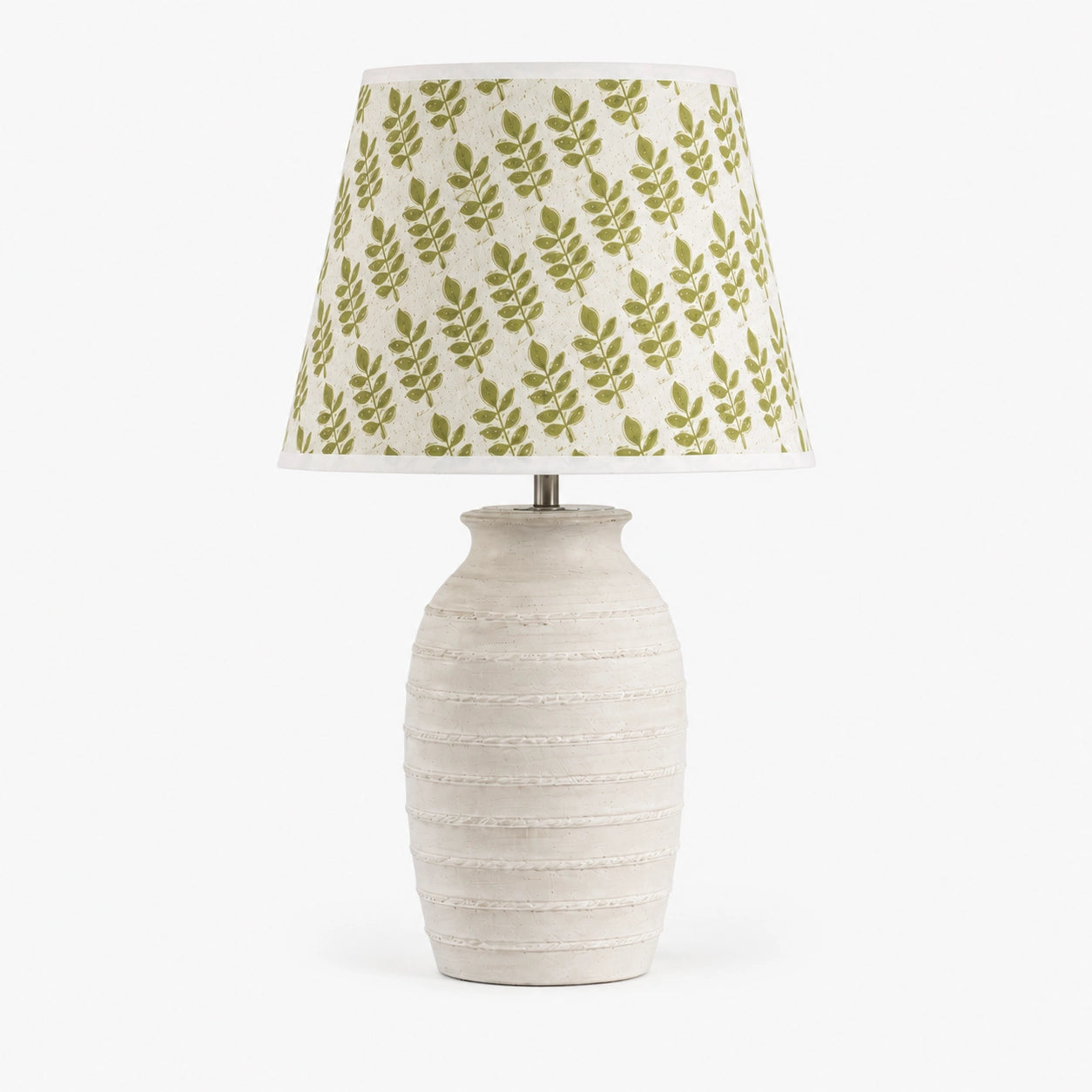 Ribbed Ceramic Lampbase