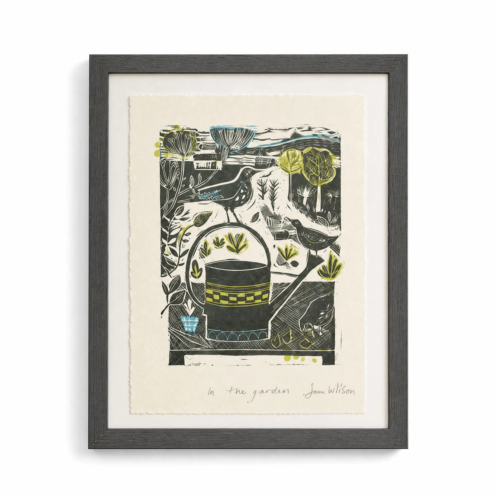 Sam Wilson In The Garden Print