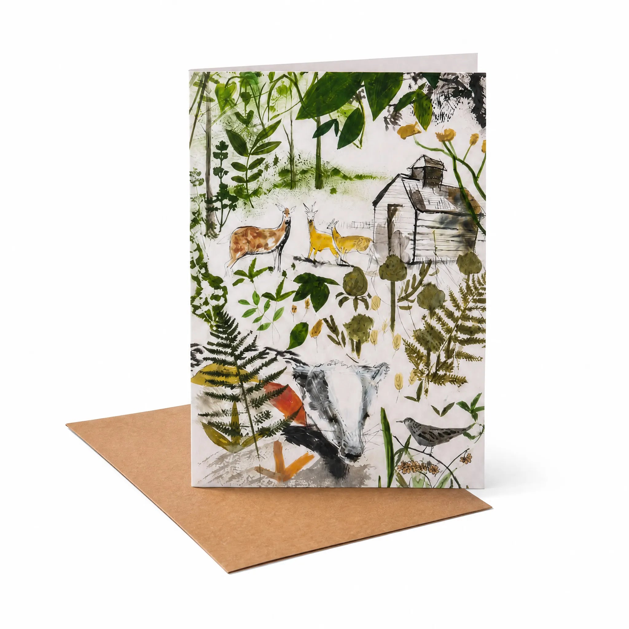 Sam Wilson In The Woods Greetings Card