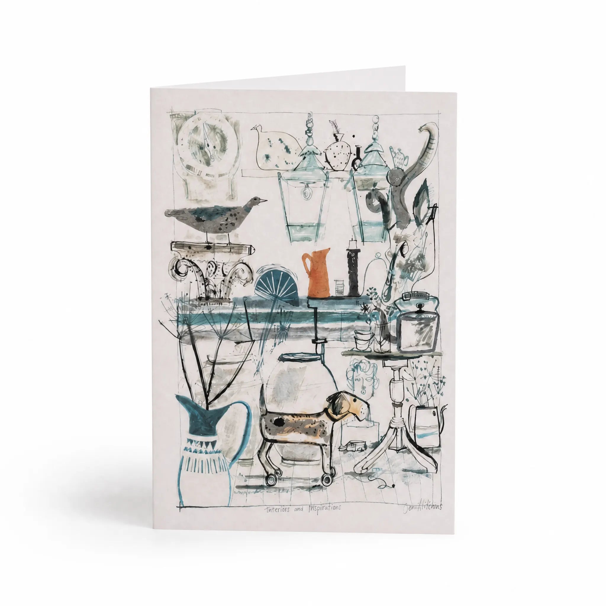 Sam Wilson Interiors and Inspirations Greetings Card