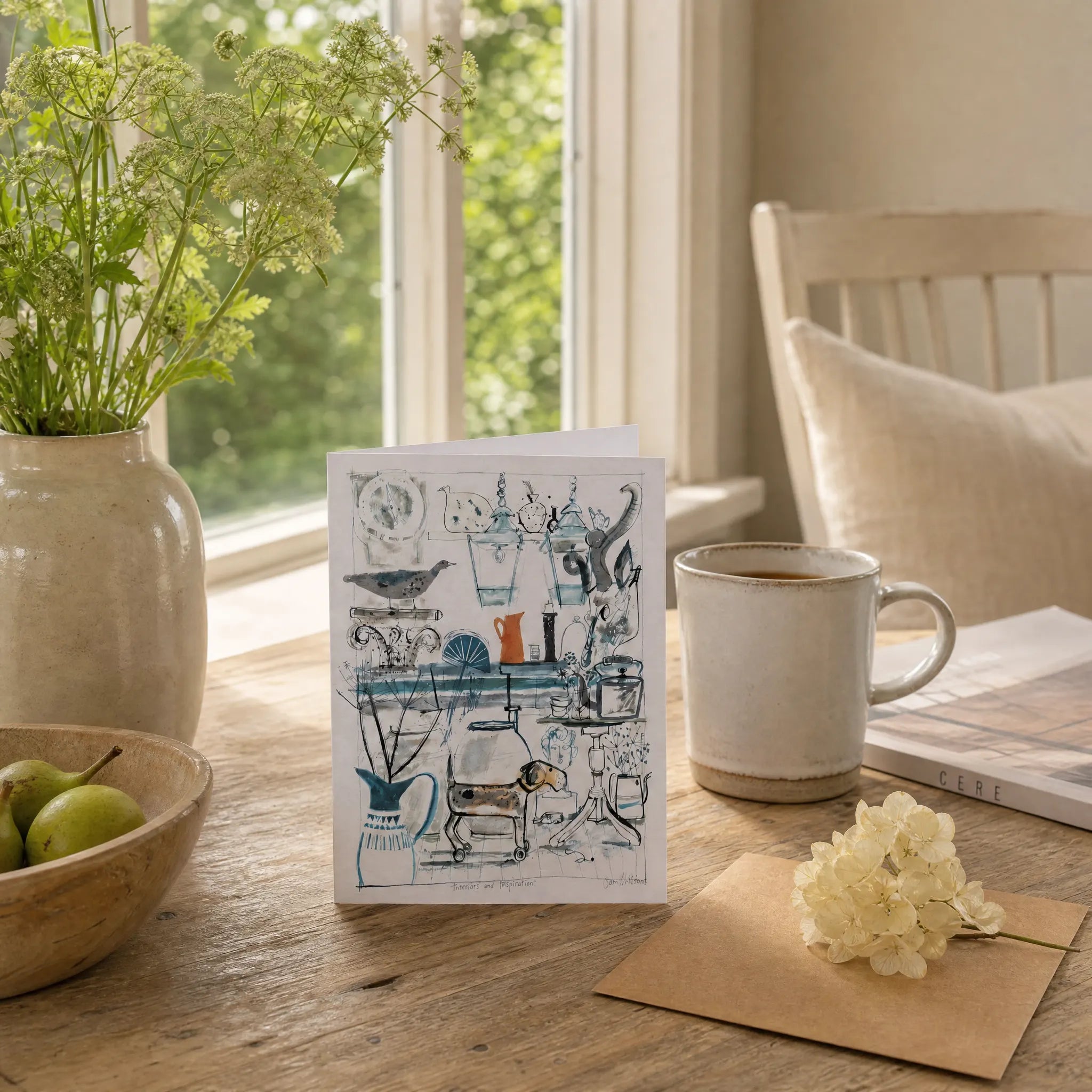 Sam Wilson Interiors and Inspirations Greetings Card