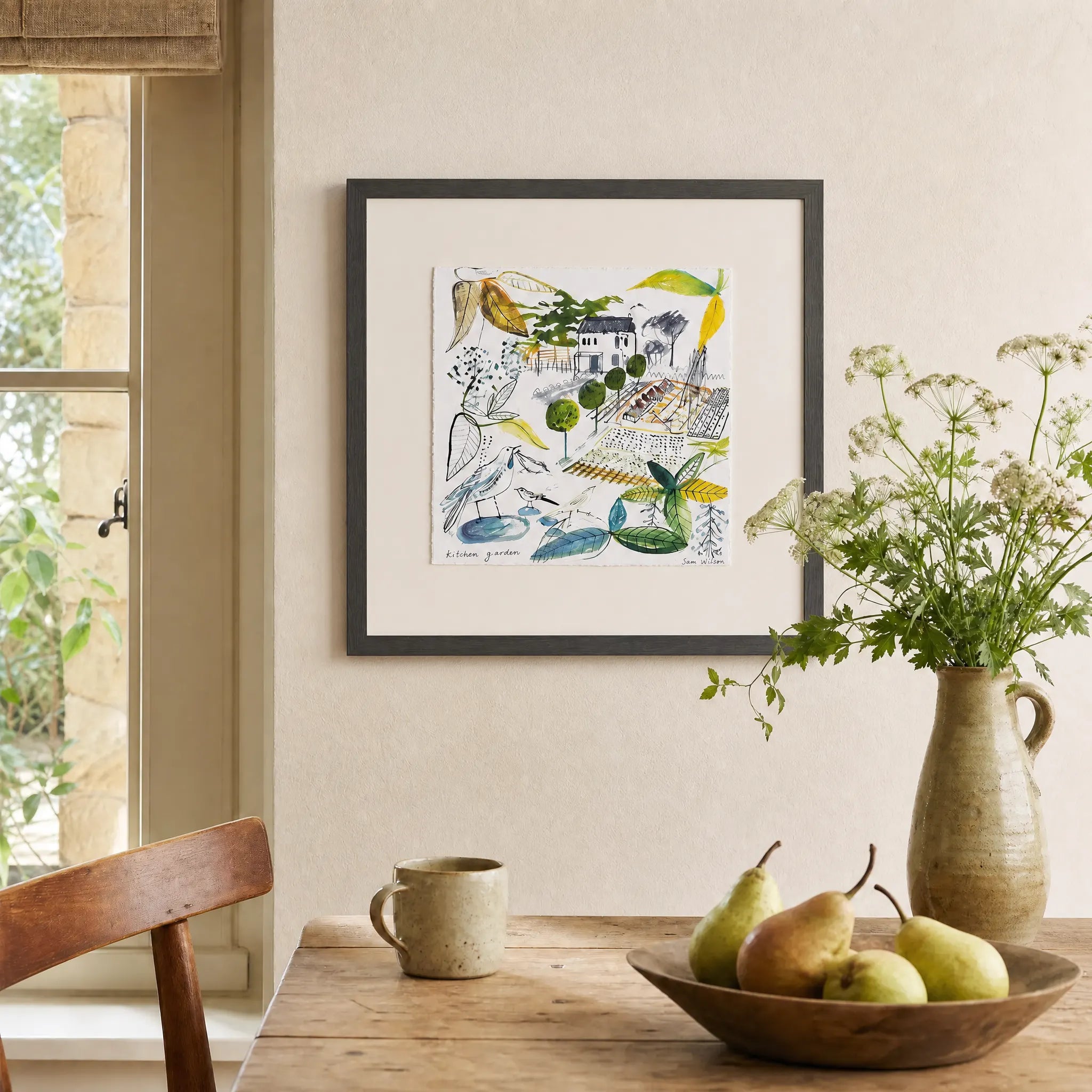 Sam Wilson Kitchen Garden Print