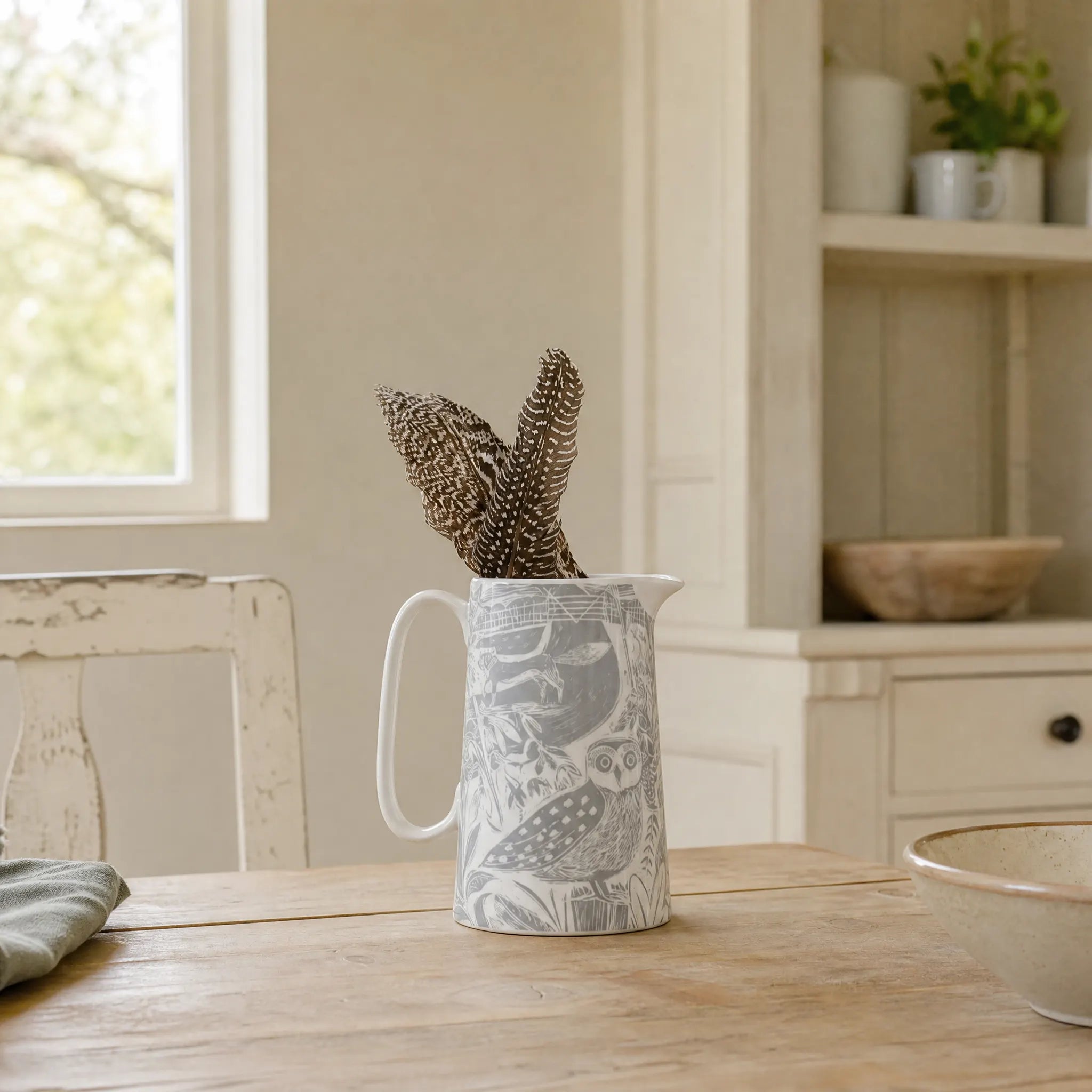 Sam Wilson Owl and Fox Jug