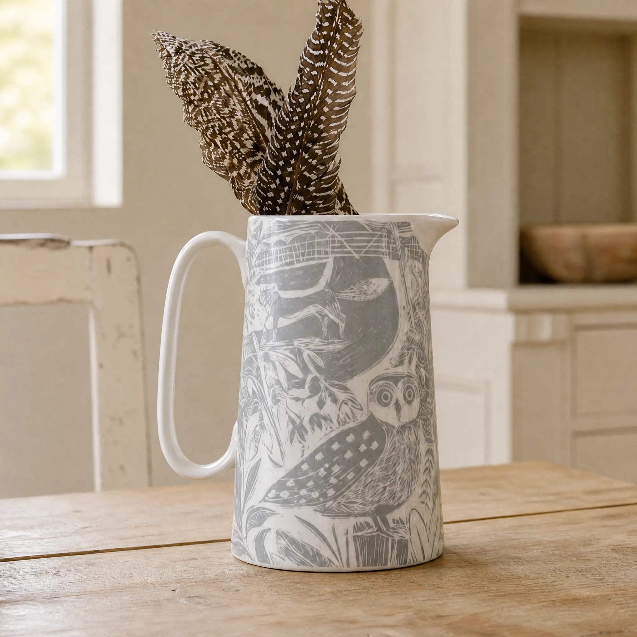 Sam Wilson Owl and Fox Jug