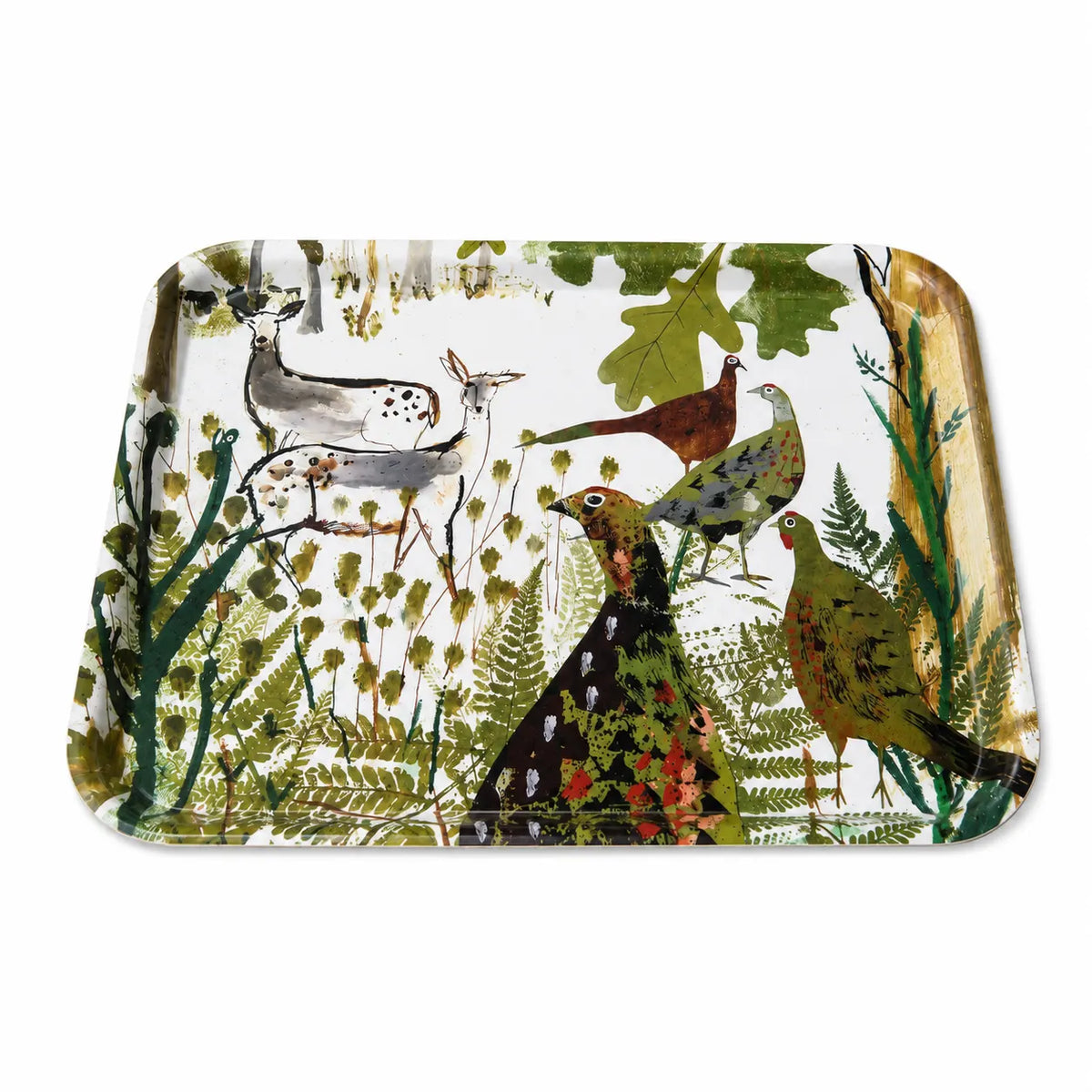 Pheasant and Deer Tray