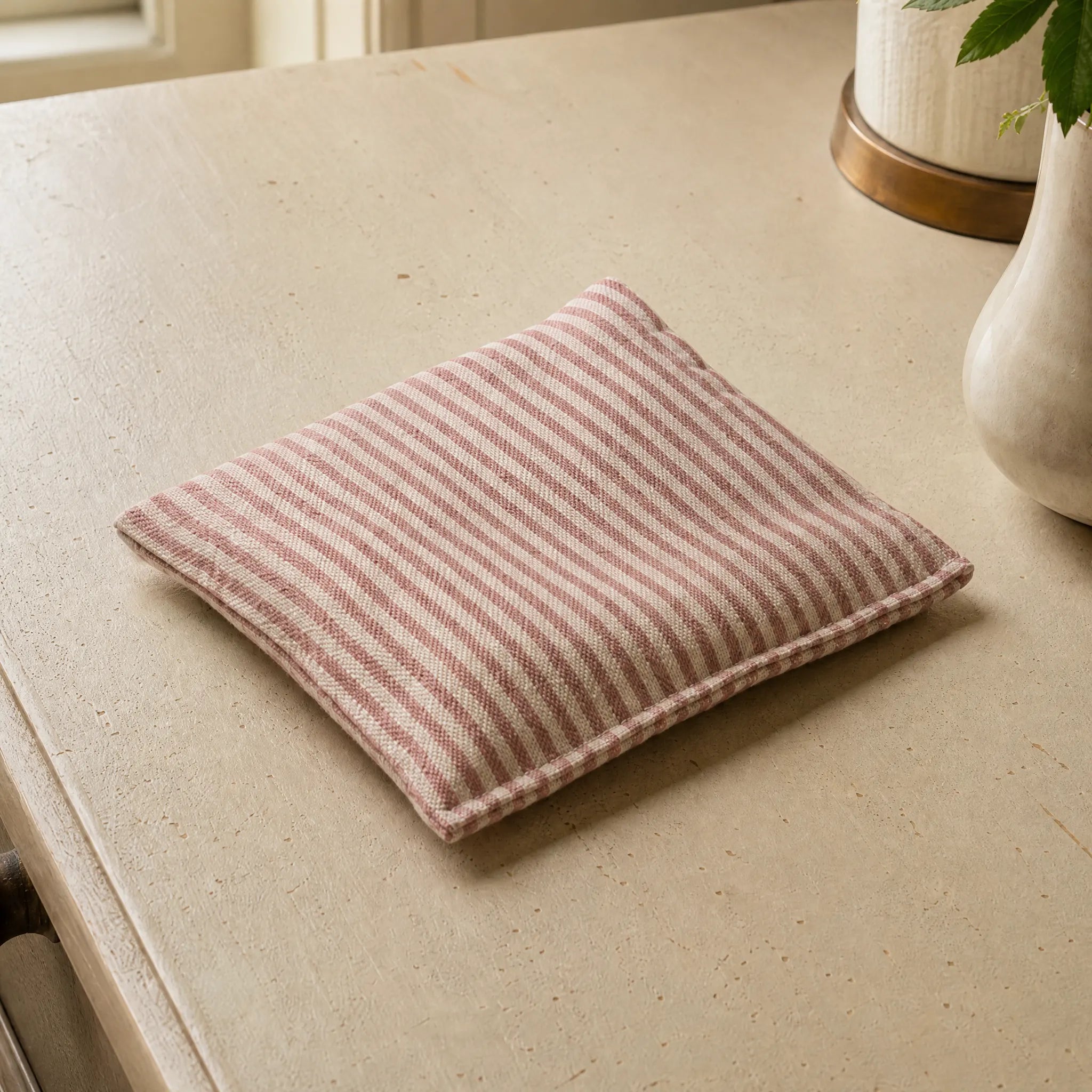 Sam Wilson Pink Stripe Lavender Bag