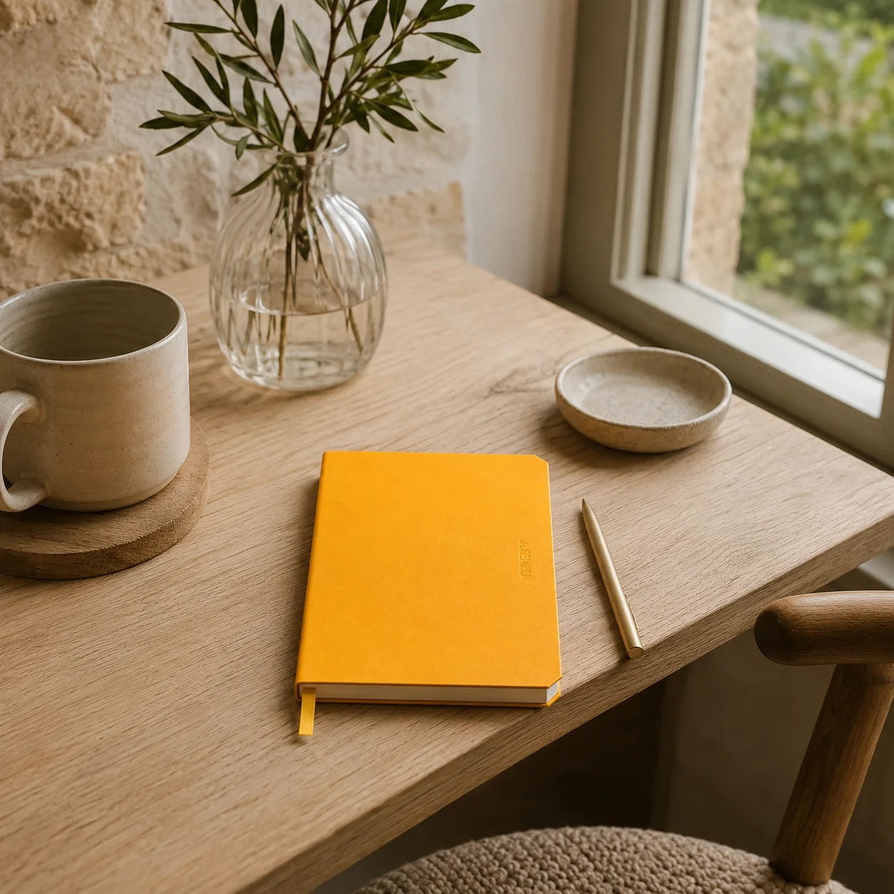 Plain Pocketbook - Yellow