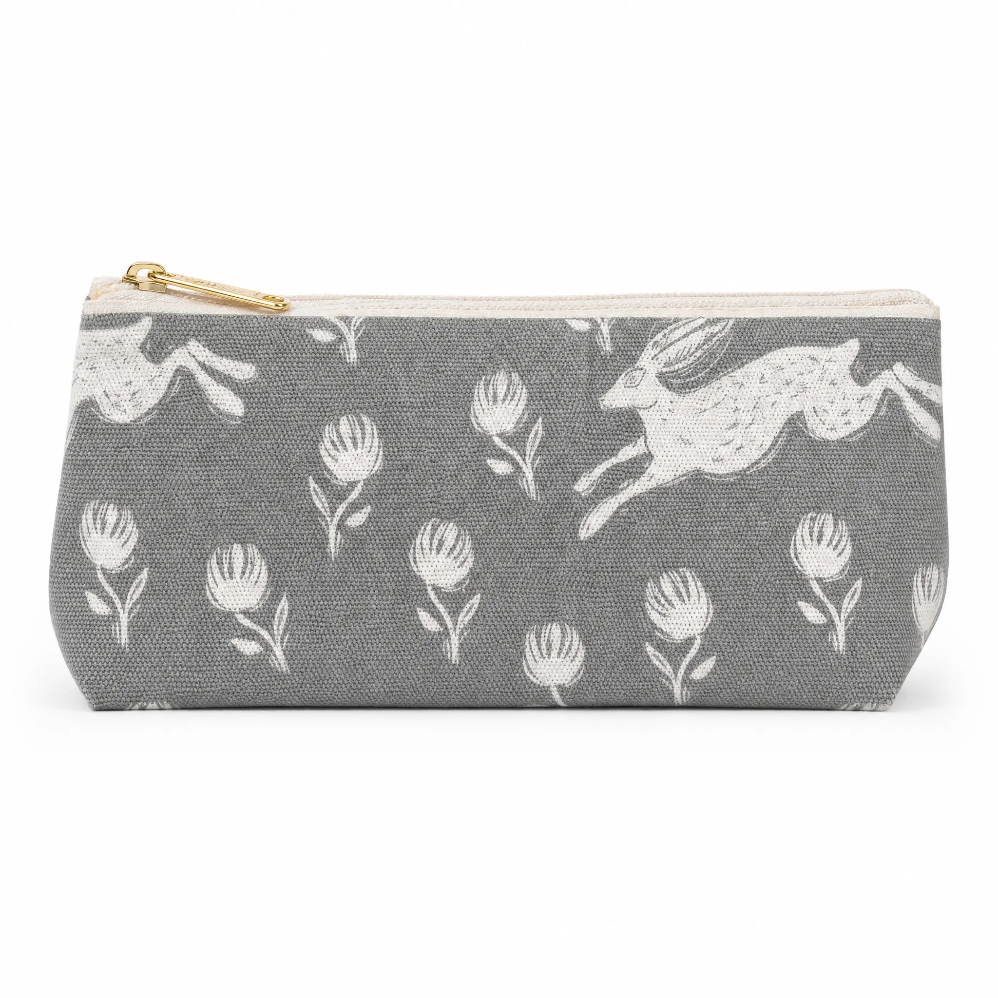 Sam Wilson Running Hare Grey Pencil Case