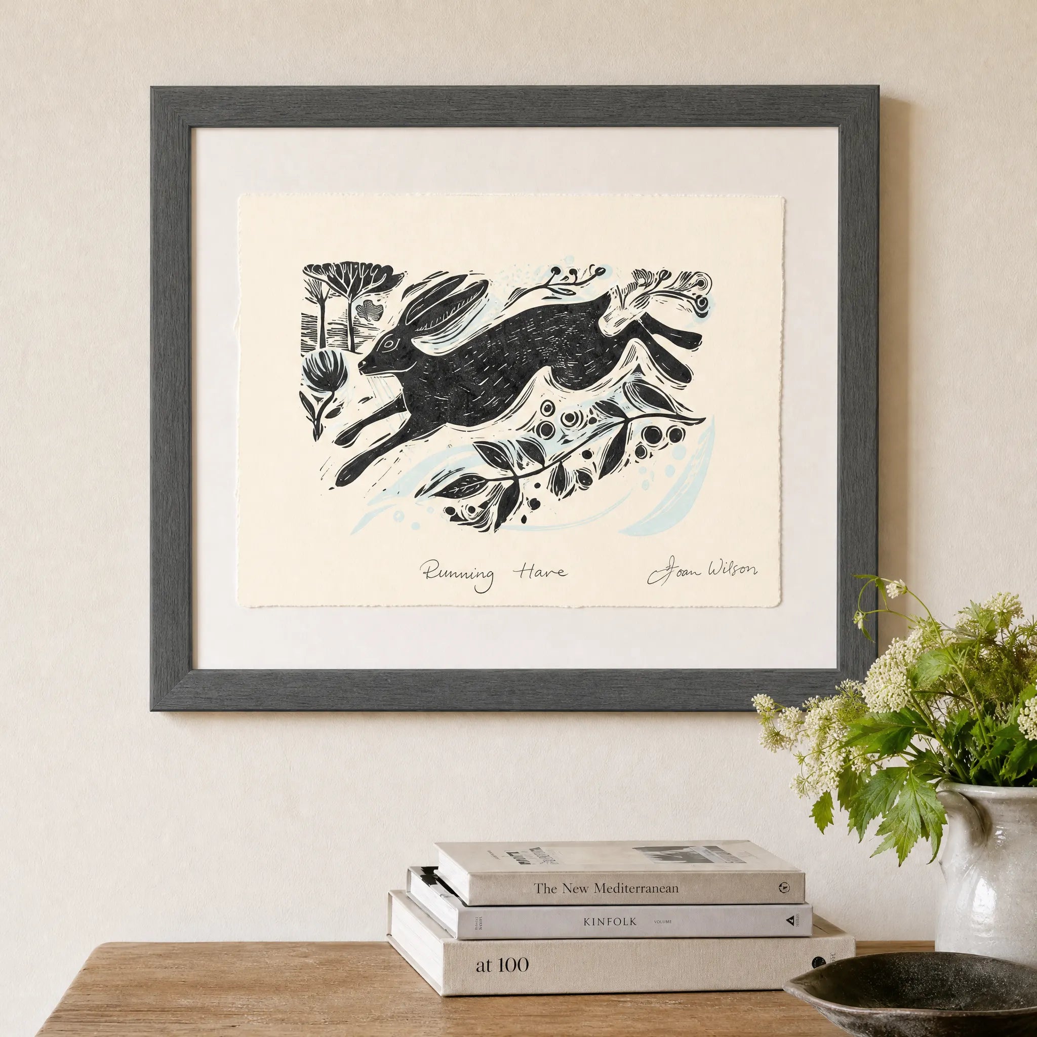 Sam Wilson Running Hare Print