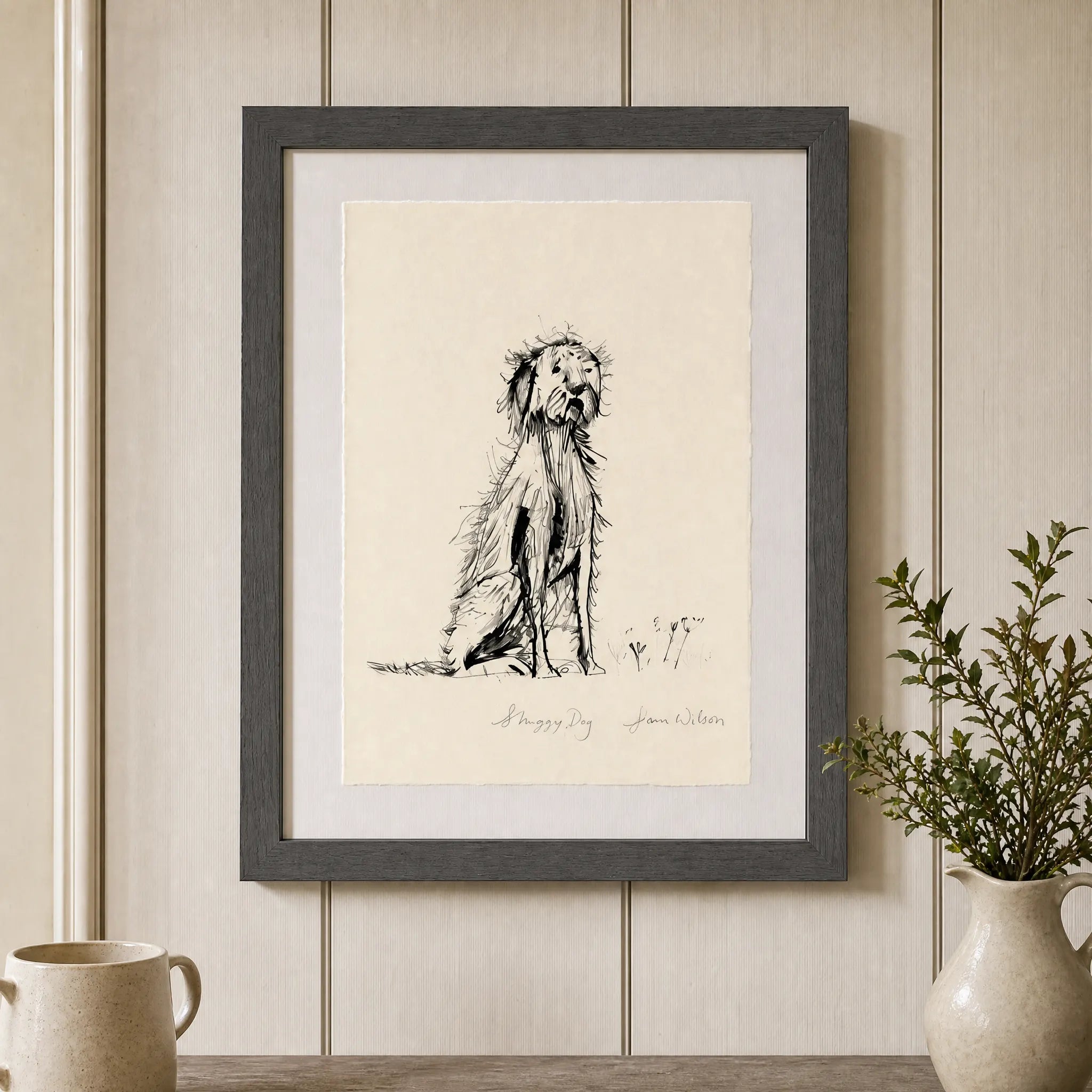 Sam Wilson Shaggy Dog Print
