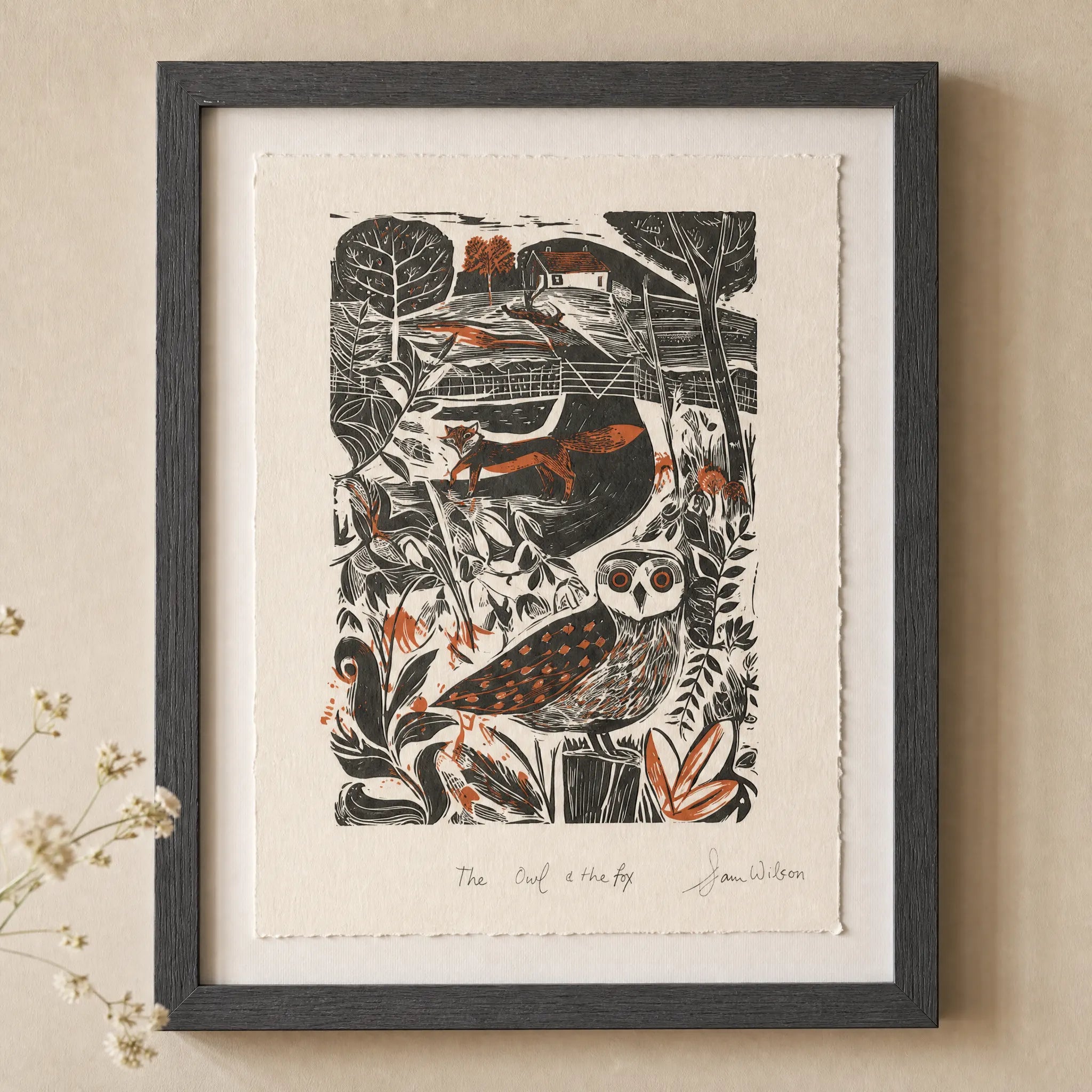 Sam Wilson The Owl and The Fox Print