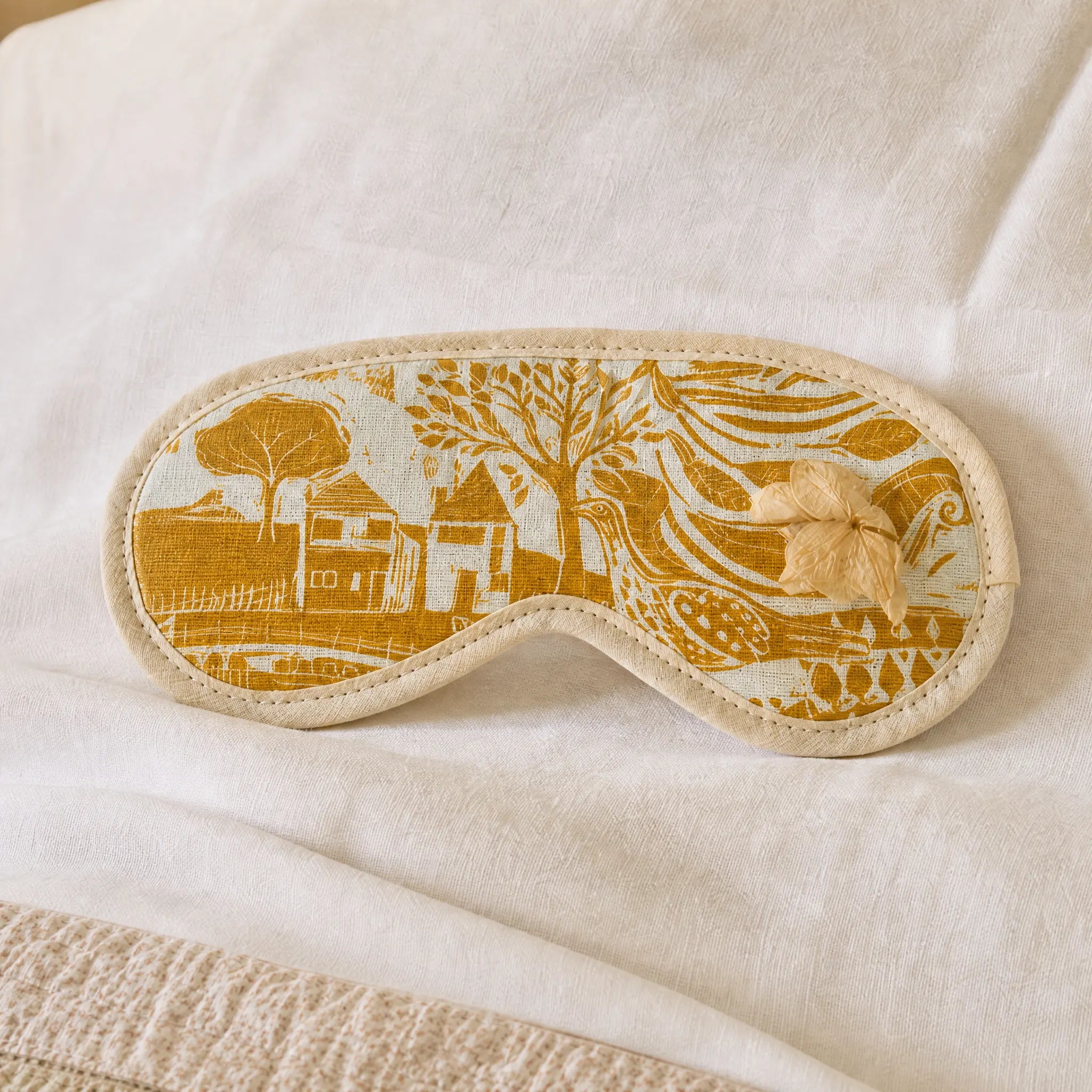 Sam Wilson Through The Fields Ochre Eye Mask