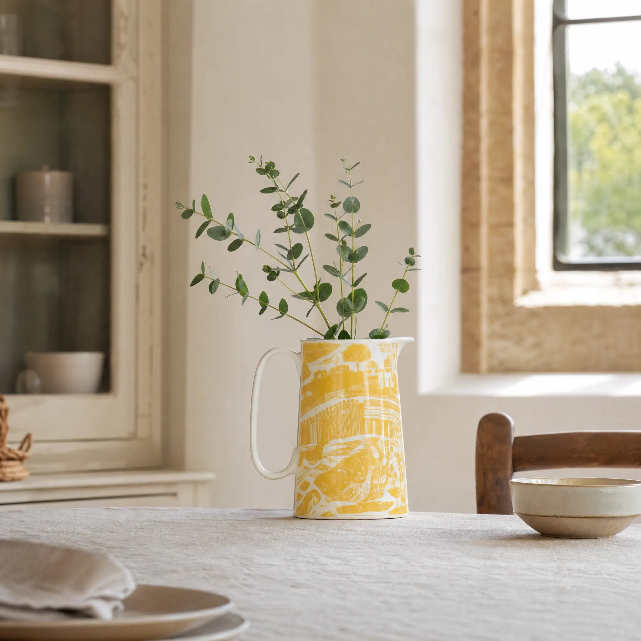 Sam Wilson Through The Fields Ochre Jug
