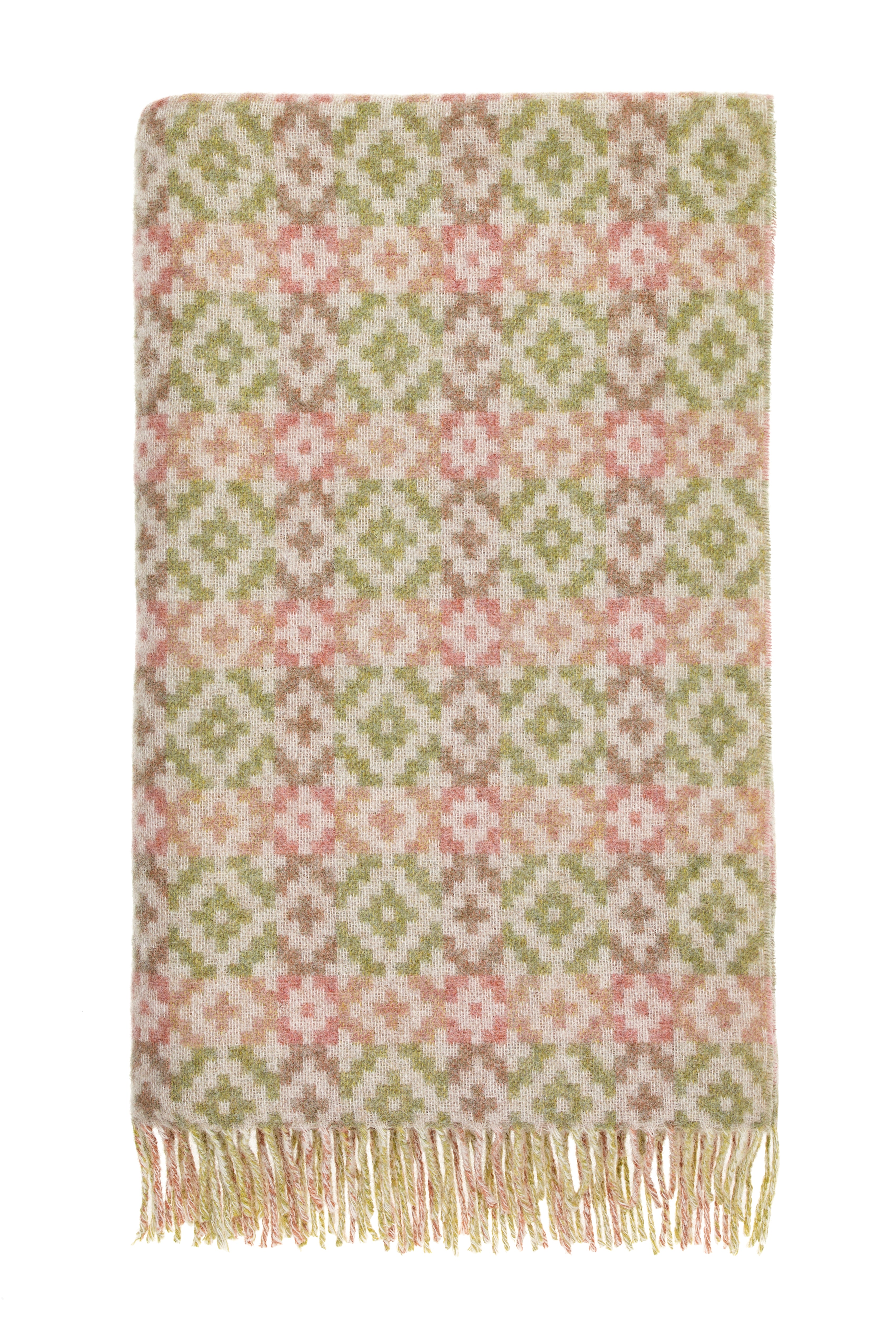 Dartmouth Lambswool Throw - Green