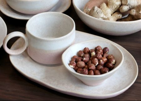 Small Pottery Bowl Pink
