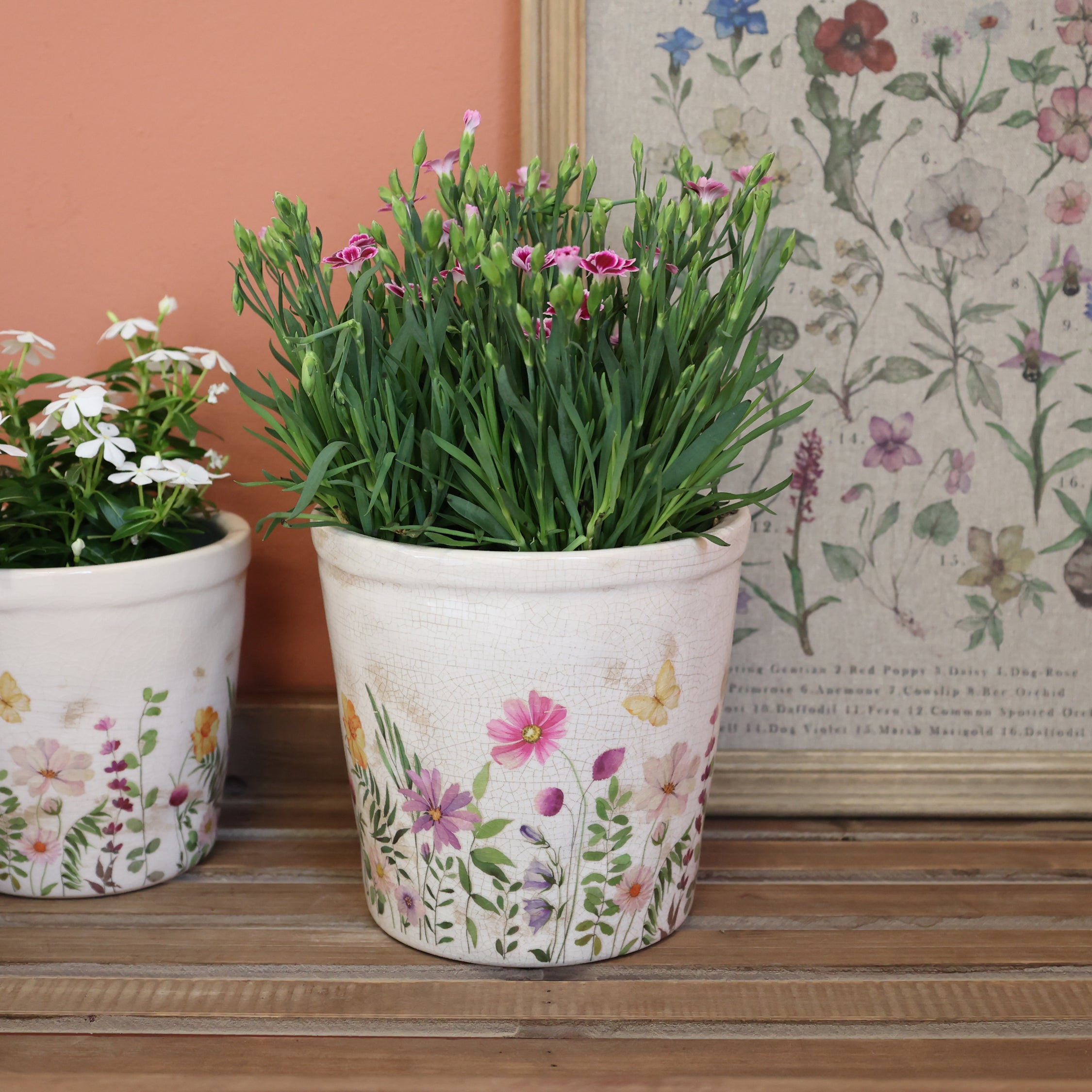 Floral Motif Planter - Large