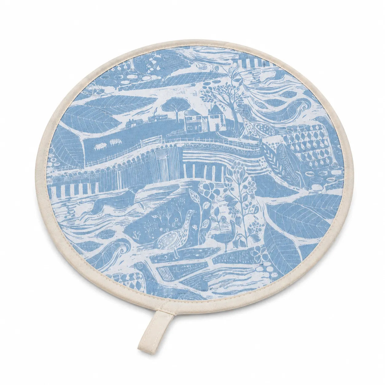 Sam Wilson Through The Fields Duck Egg Blue AGA Cover - Studio