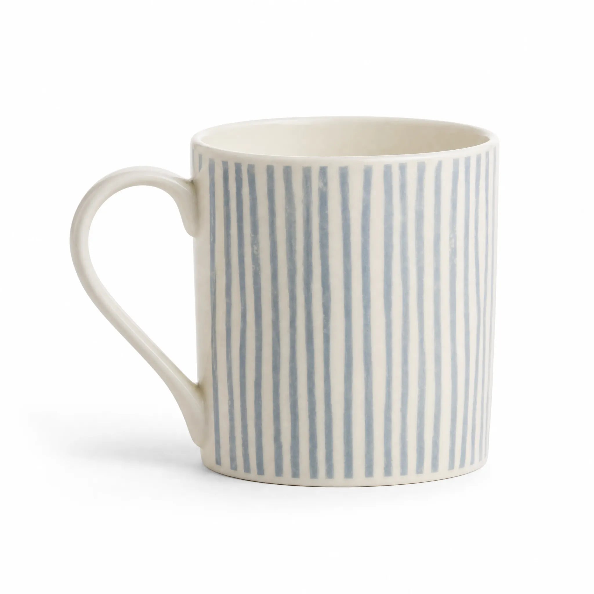 Sam Wilson Duck Egg Blue Stripe Mug