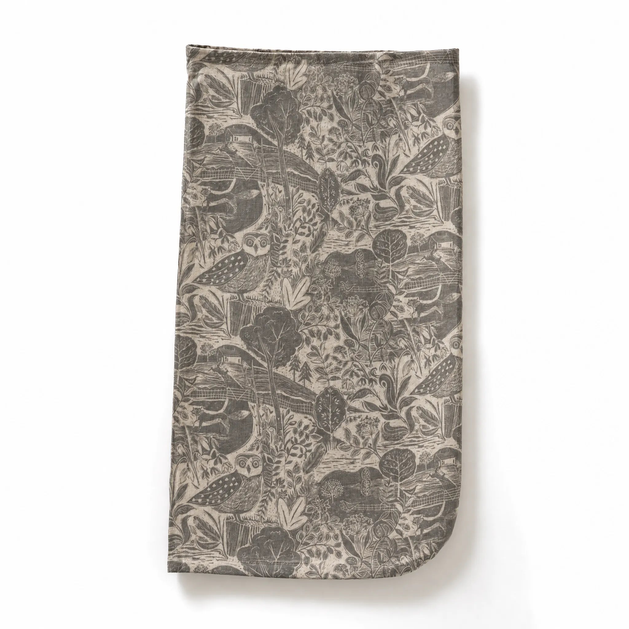 Sam Wilson Owl and Fox Tea Towel