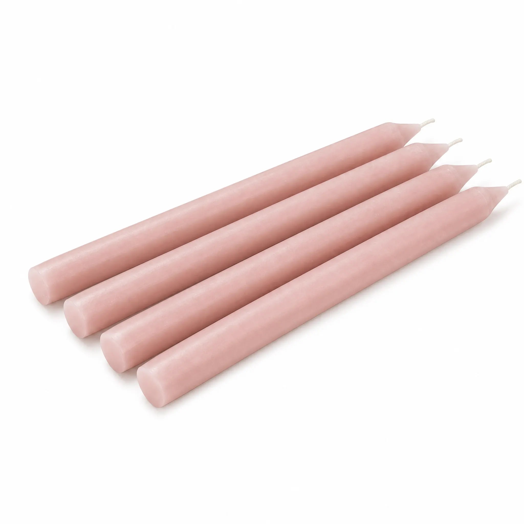Rustic Dinner Candle Bundle - Light Pink