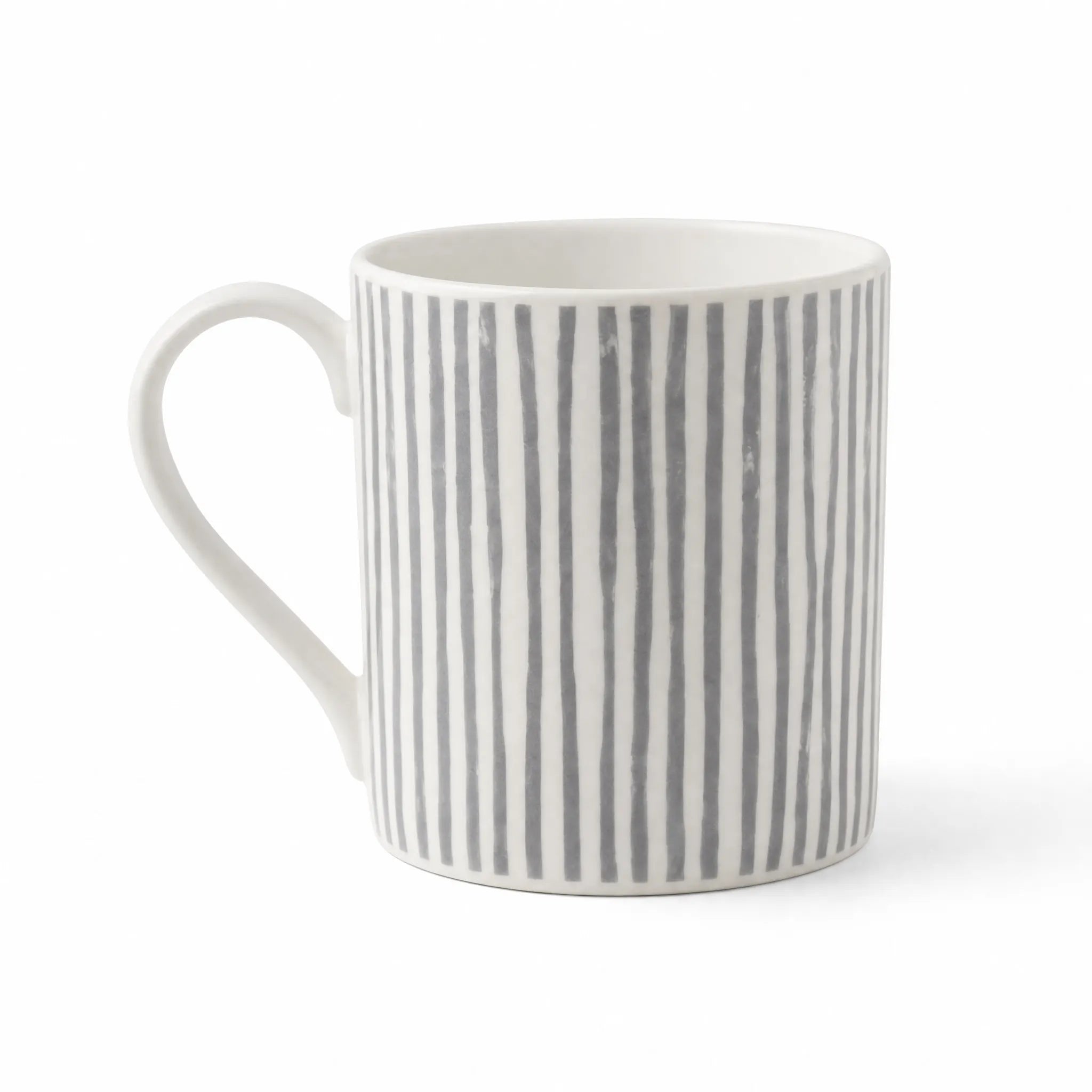 Sam Wilson Grey Striped Large Mug