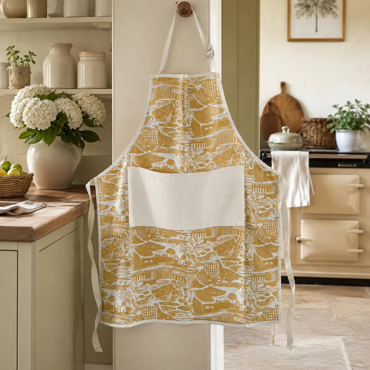 Sam Wilson Through The Fields Ochre Apron - Main