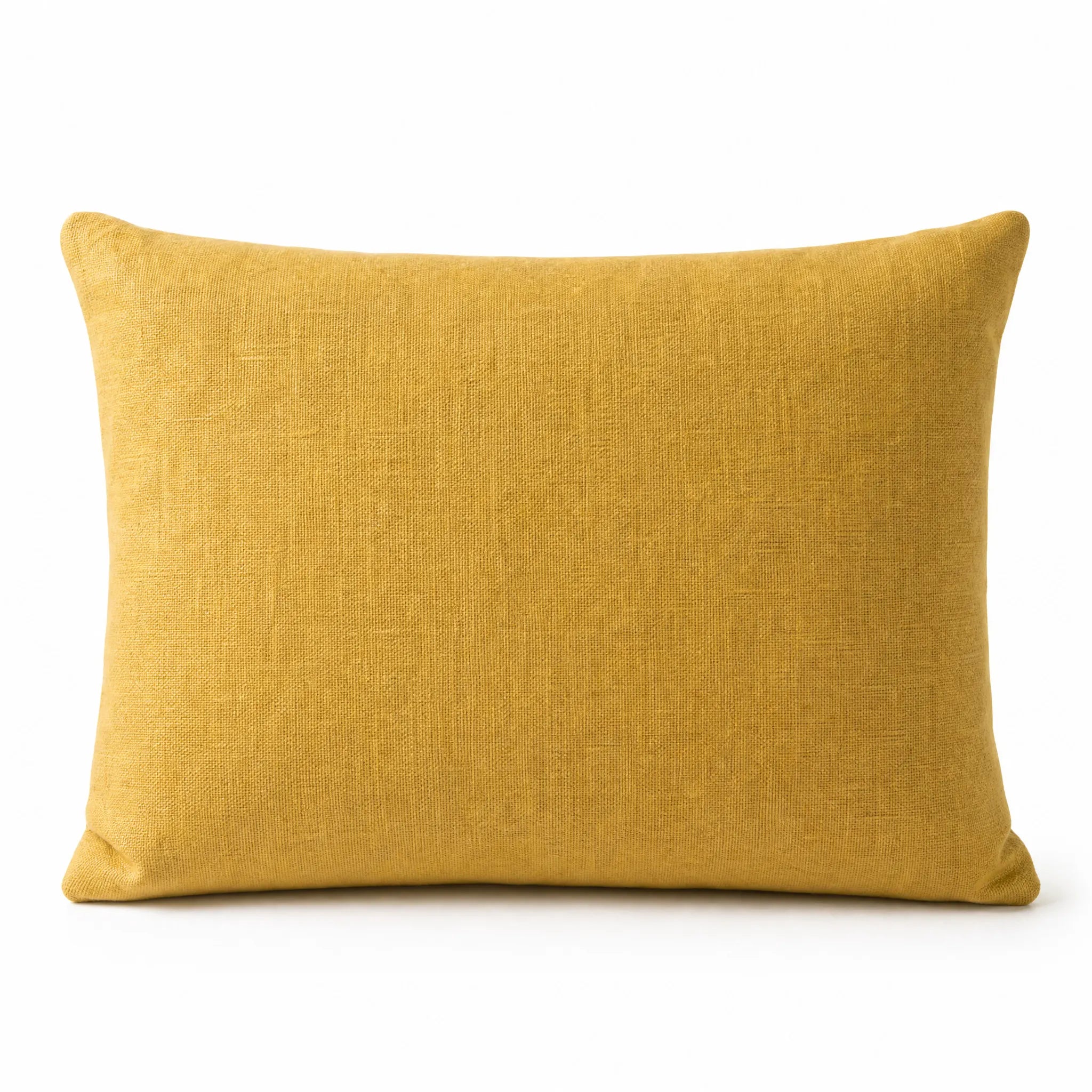 Sam Wilson Saffron Fine Linen Rectangle Cushion
