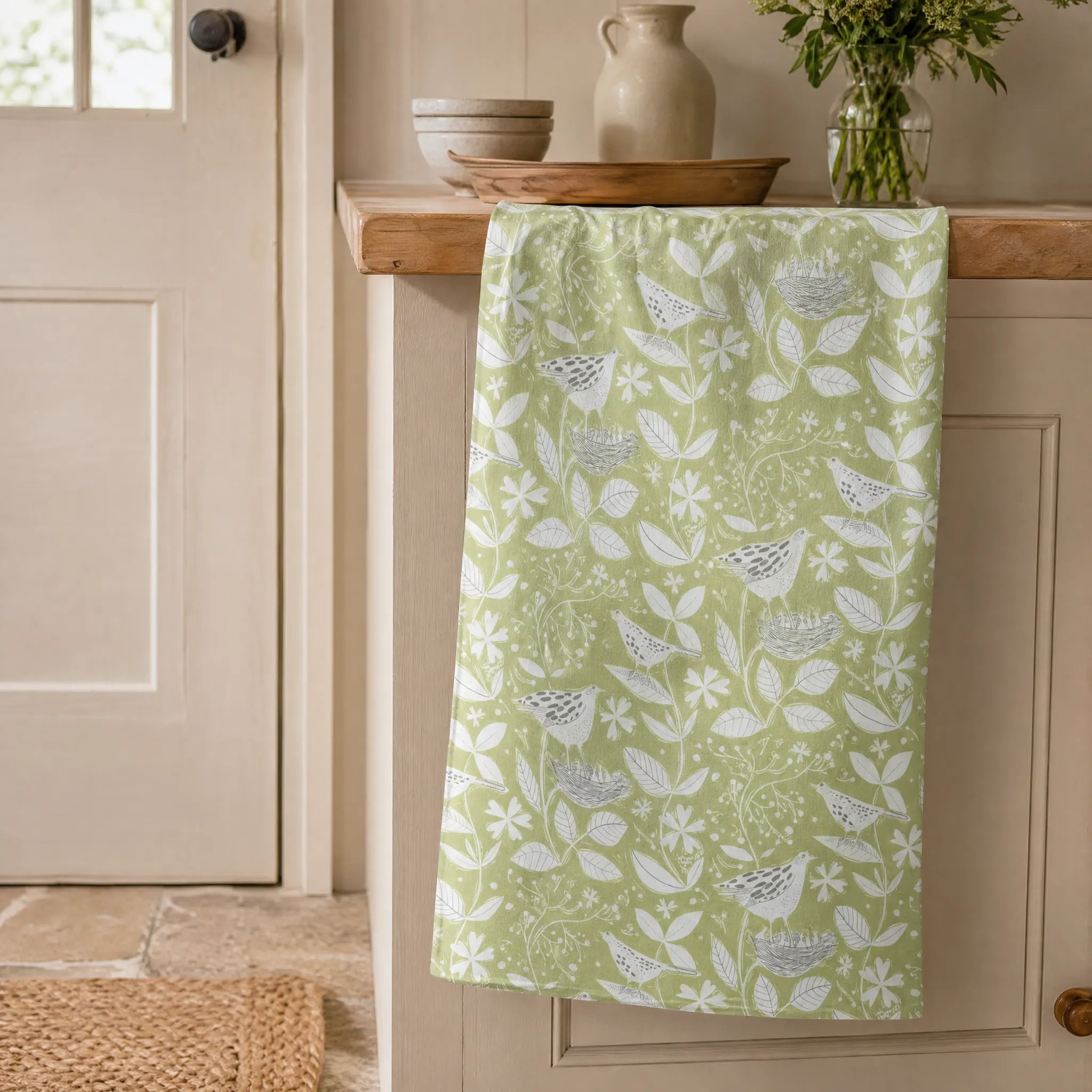 Sam Wilson Hedgerow Tea Towel