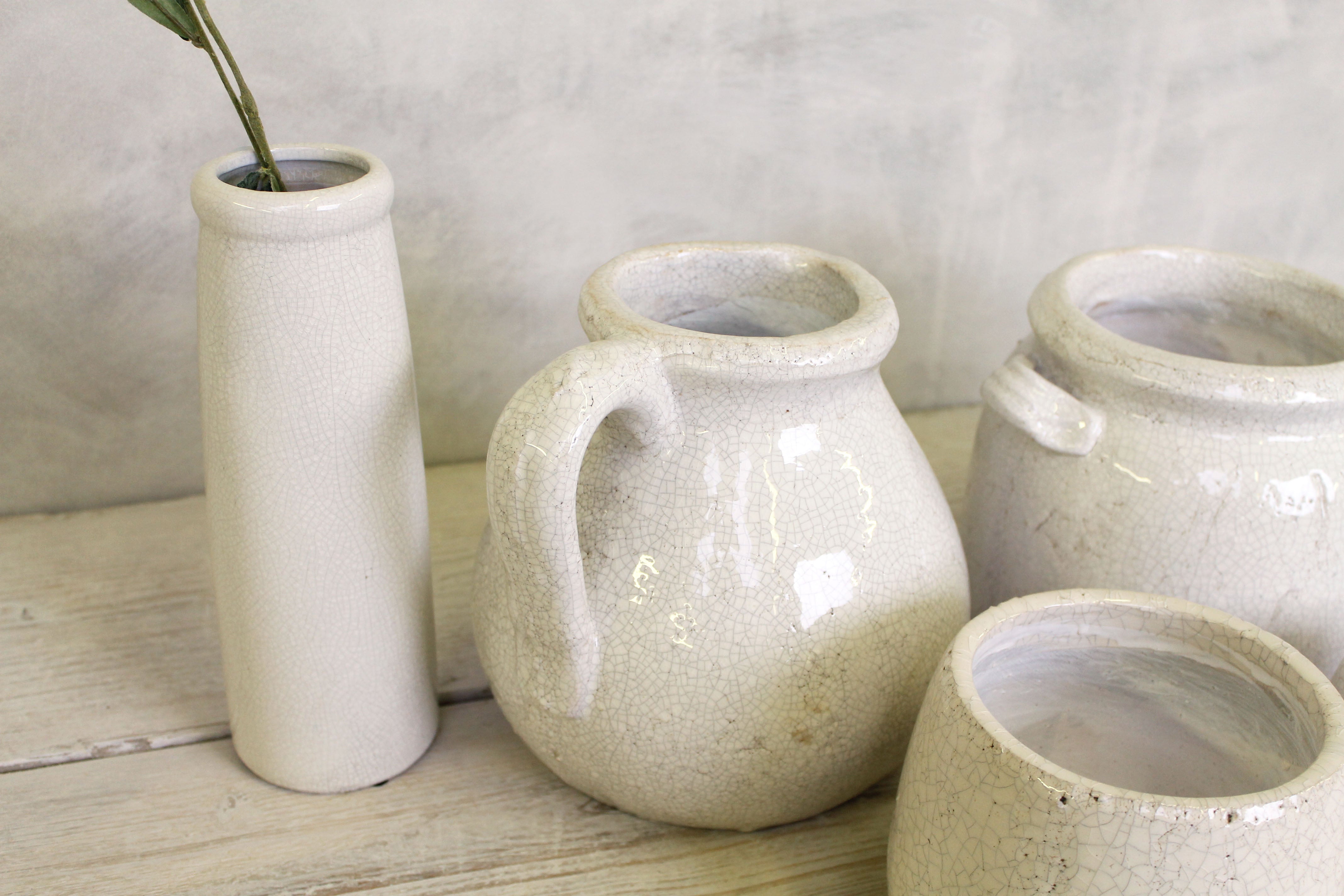 Crackle Glaze Flower Jug