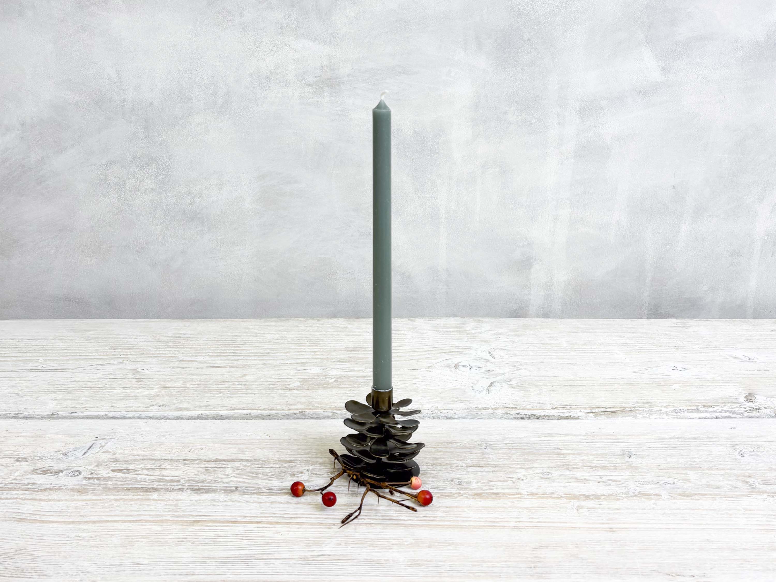 Taper Candle Bundle - Moss Green