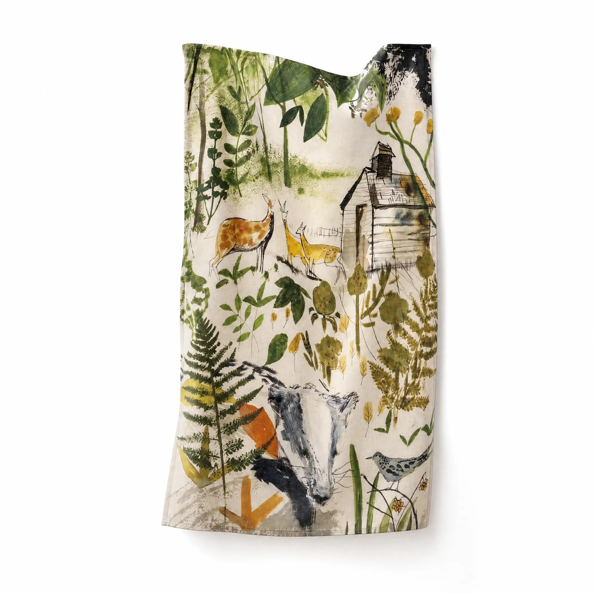 Sam Wilson In The Woods Tea Towel
