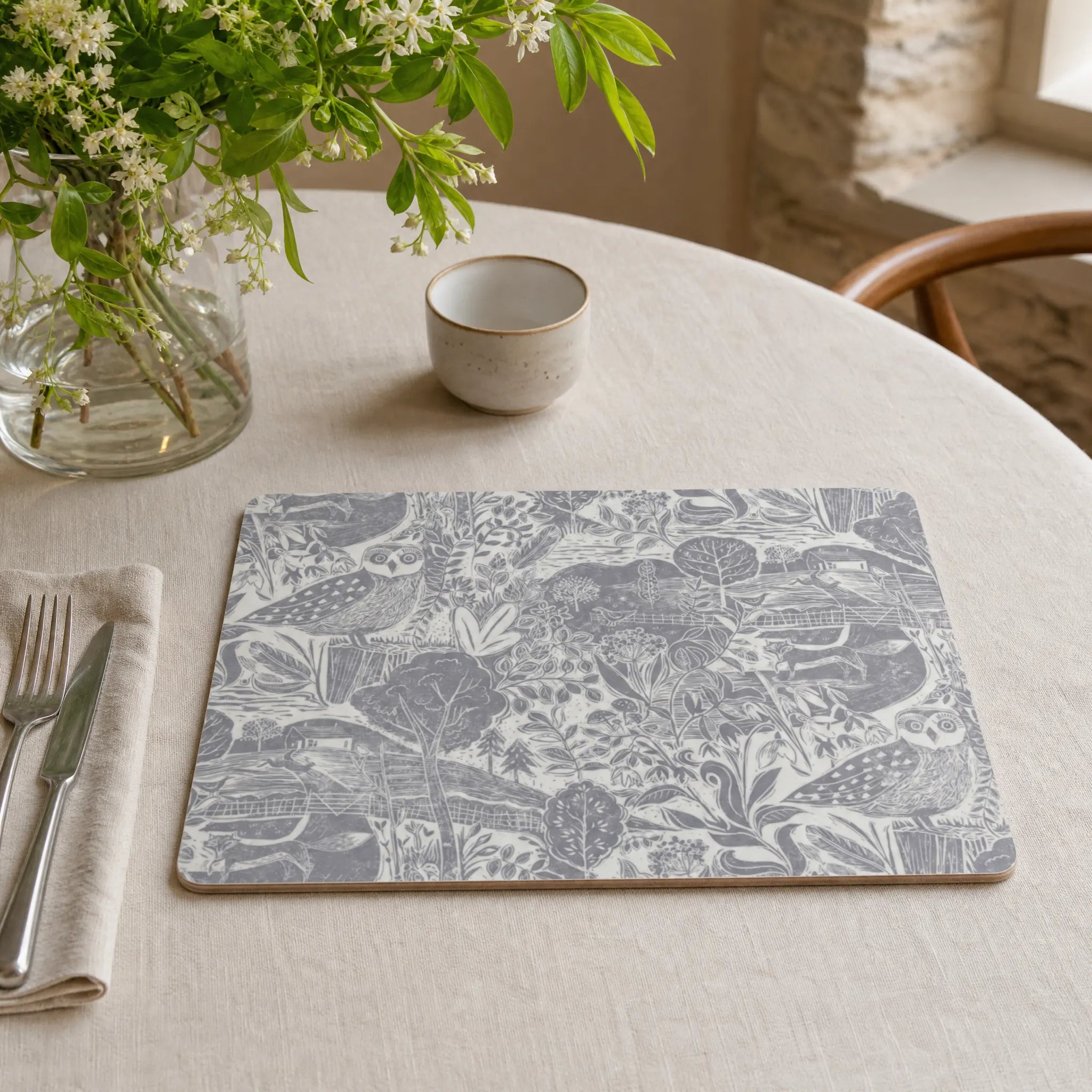 Sam Wilson Owl and Fox Placemat