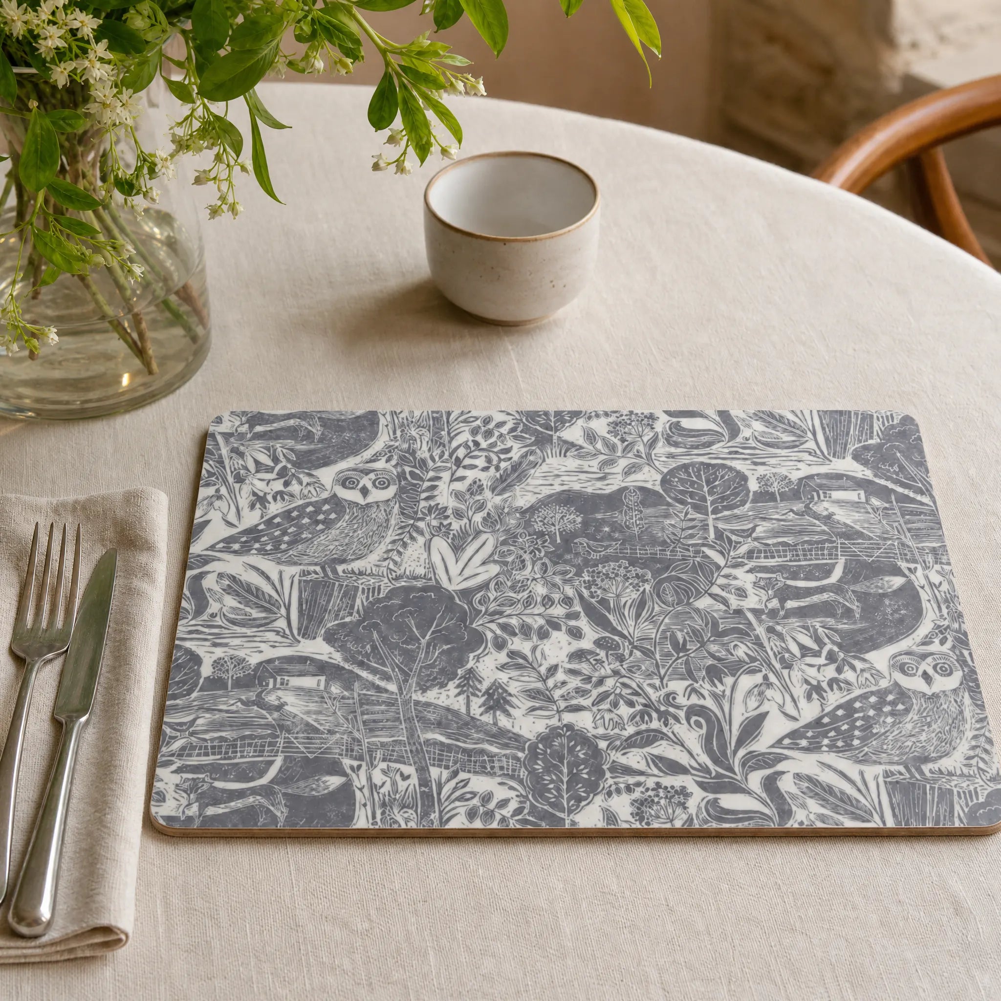 Sam Wilson Owl and Fox Placemat