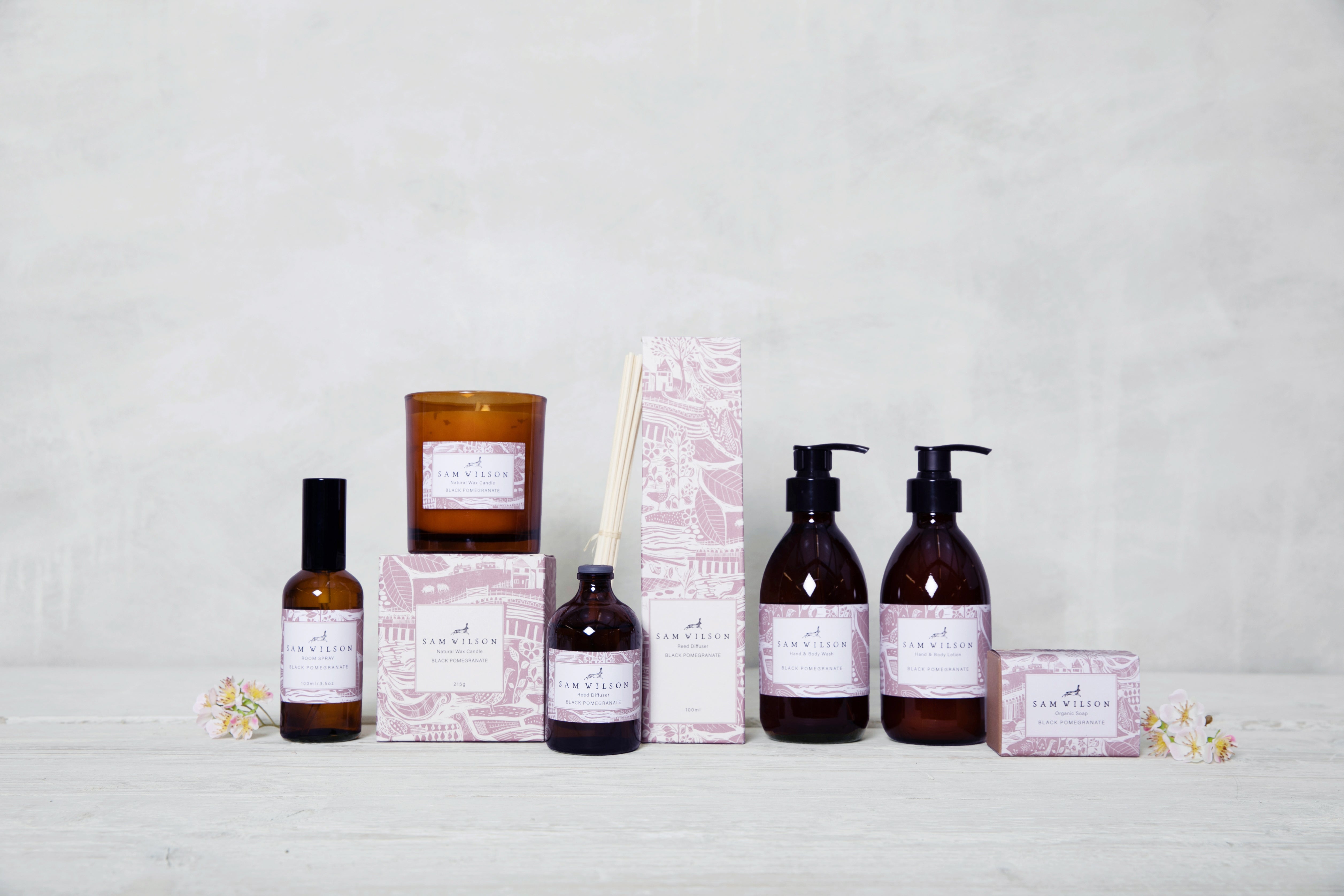 Sam Wilson Black Pomegranate Hand & Body Set