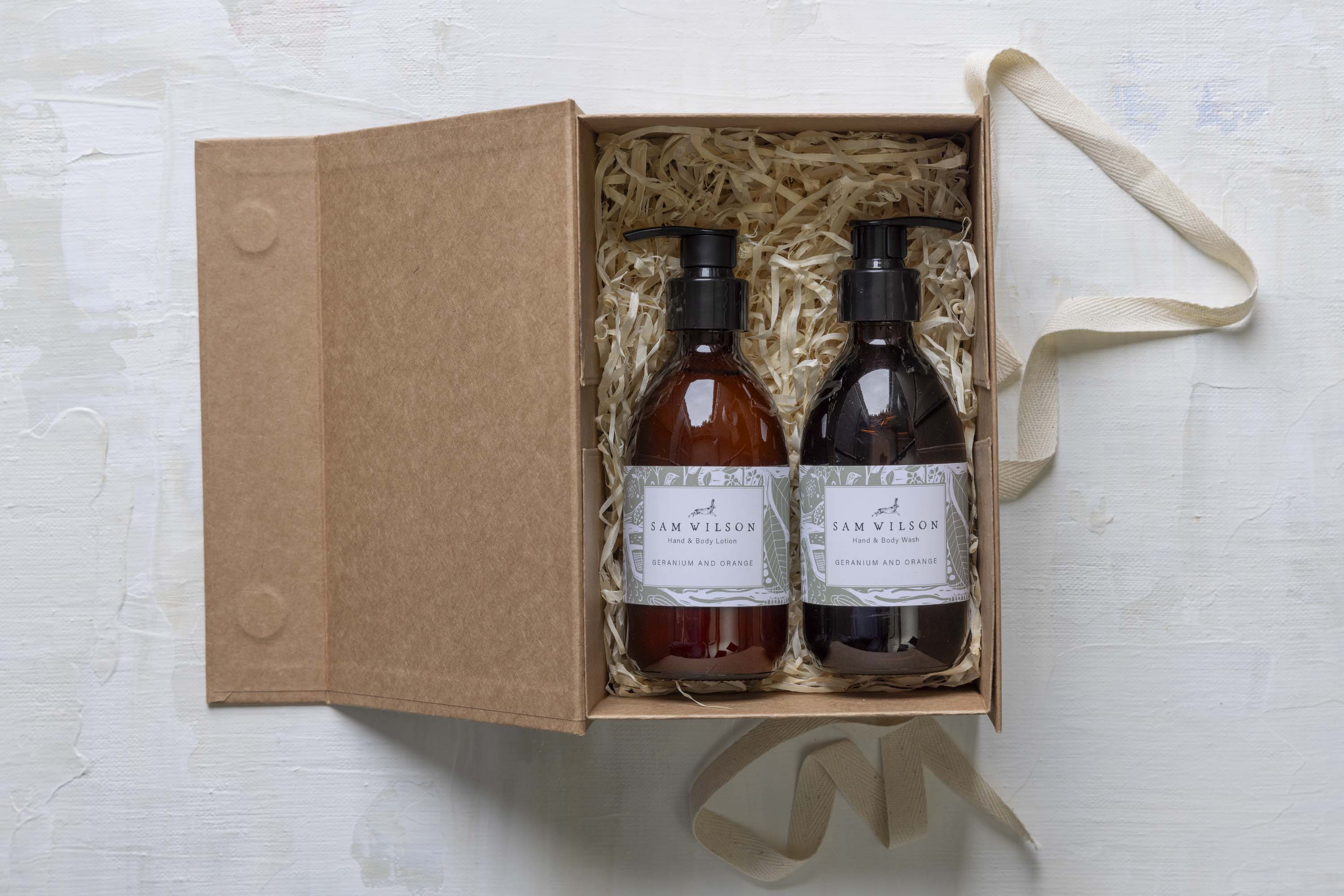 Sam Wilson Geranium and Orange Hand & Body Set