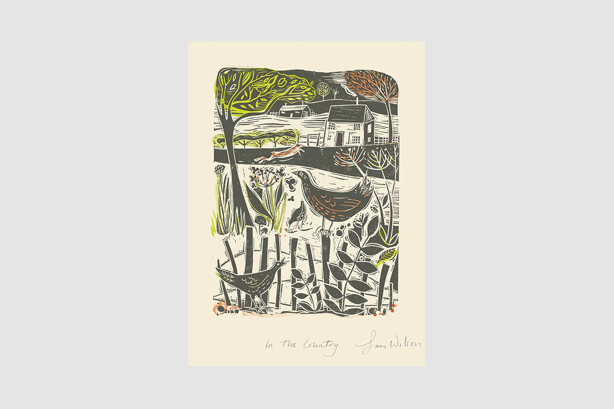 Framed Sam Wilson In The Country Print