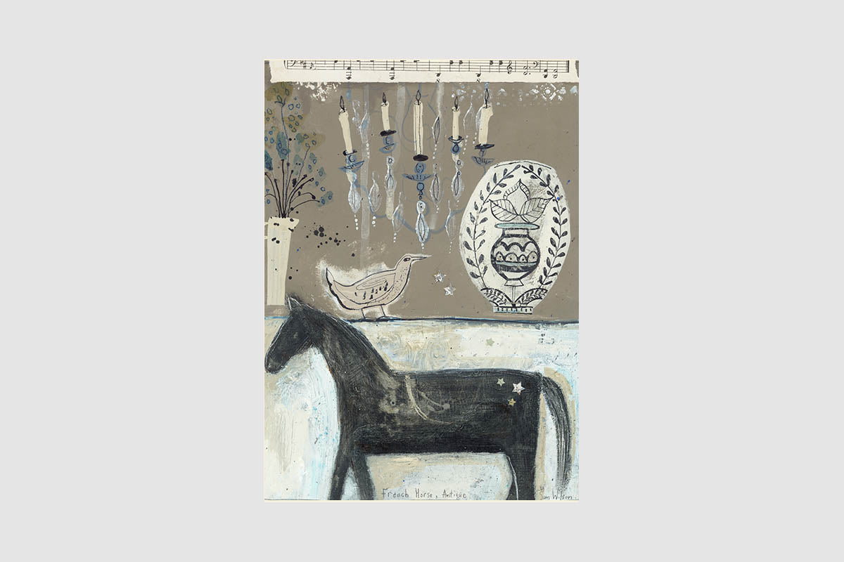 Unframed Sam Wilson Antique Horse Print - Unframed