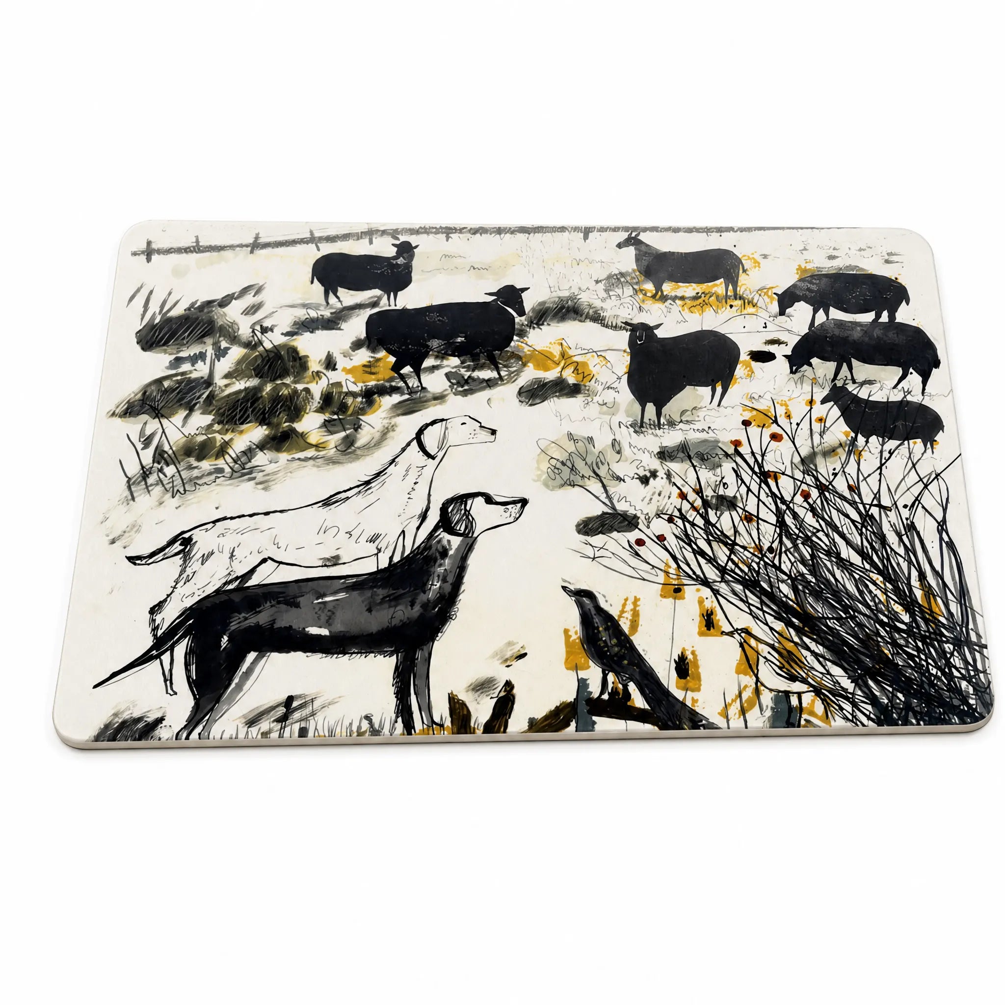 Sam Wilson Watching Sheep Placemat