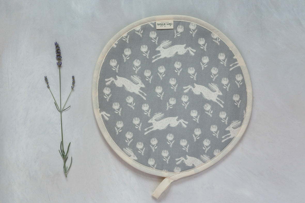 Sam Wilson Running Hare Grey Aga Cover