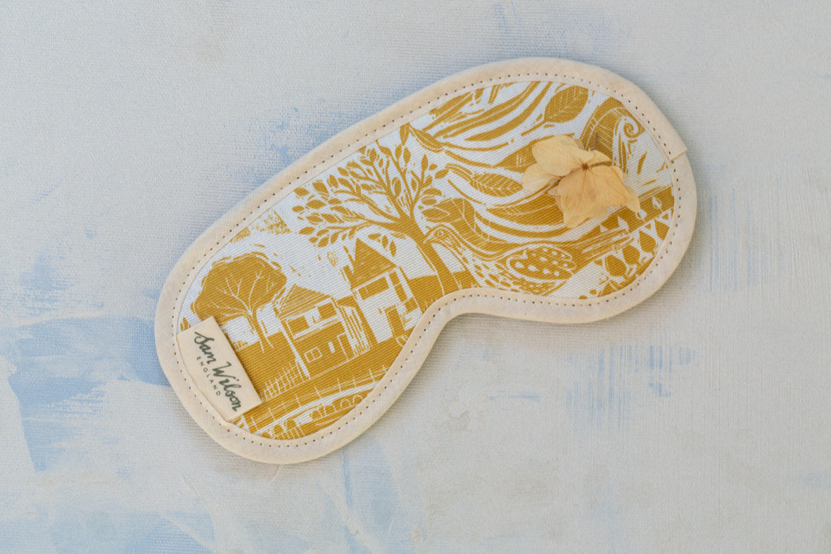 Sam Wilson Through The Fields Ochre Eye Mask